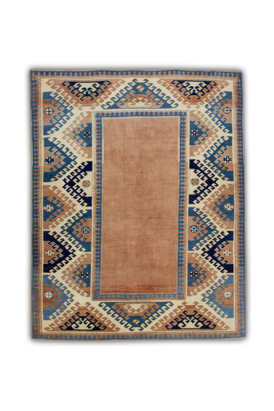 #10 Turkish Vintage Anatolian Rug  4'9" x 5'11"