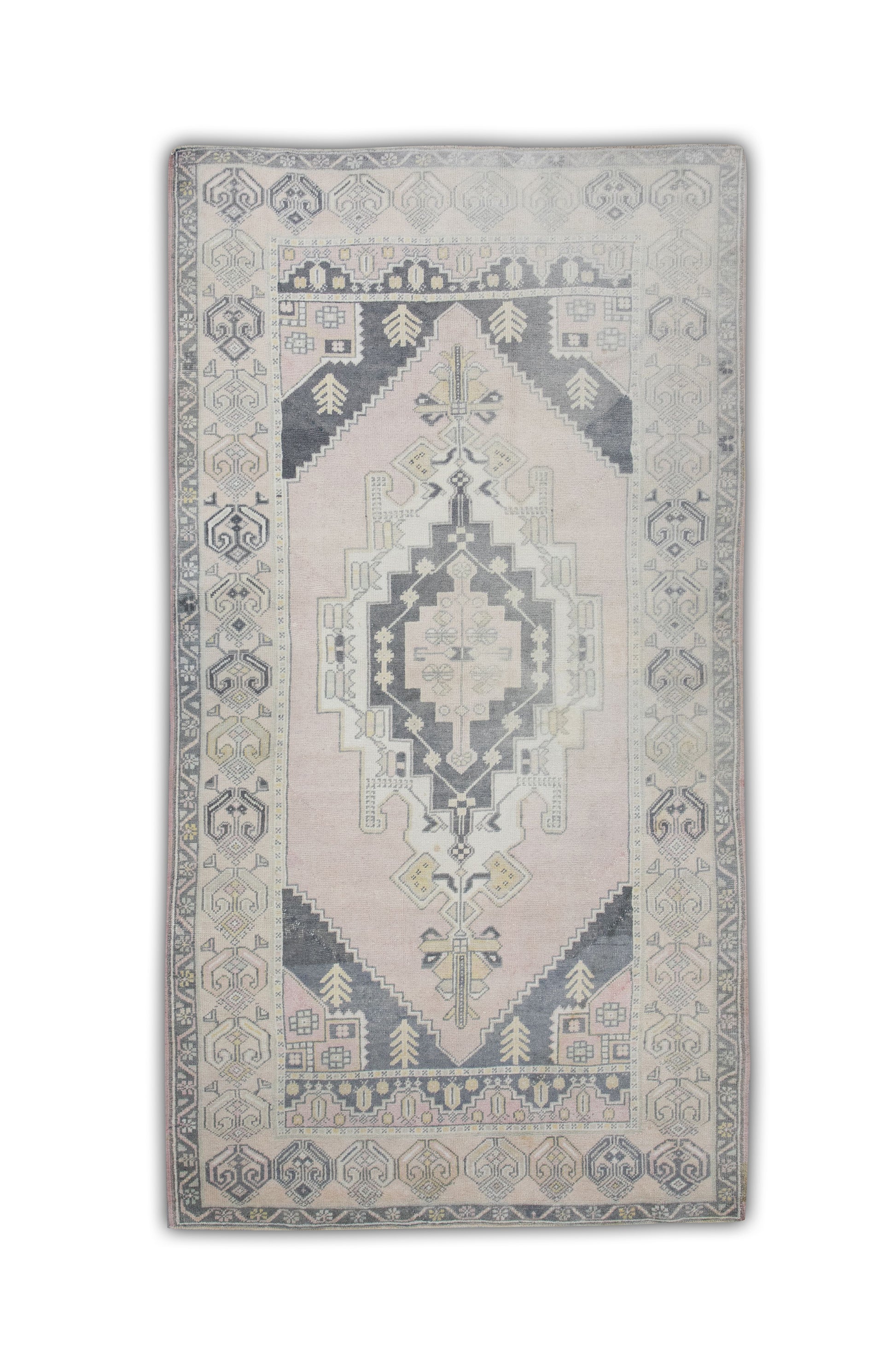 Turkish Vintage Anatolian Rug  4'6" x 8'4" #2129
