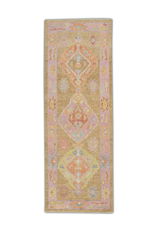 #4120 Turkish Oushak 3'1" x 8'4"