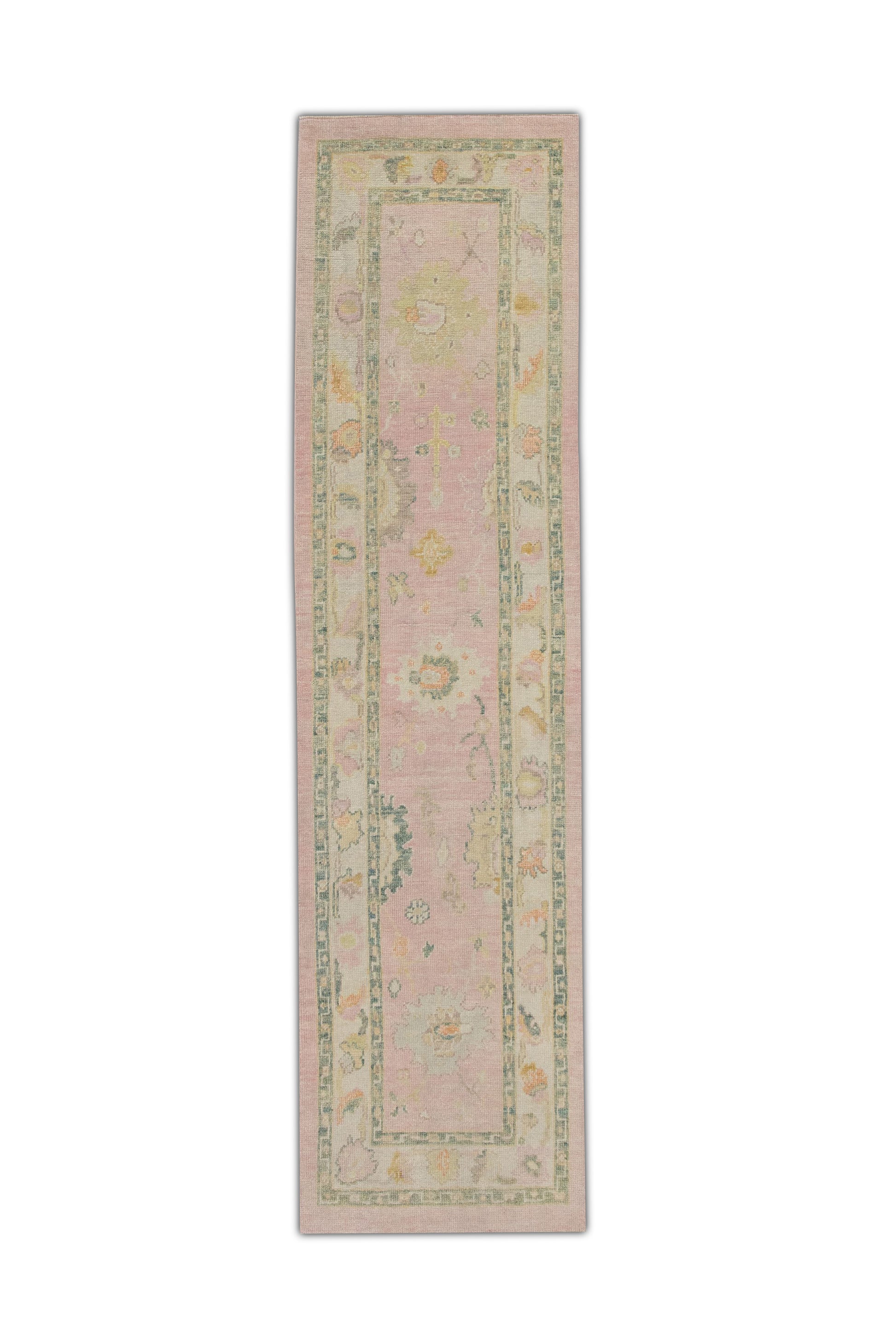 Turkish Oushak Rug 2'8" x 10'5" #4117