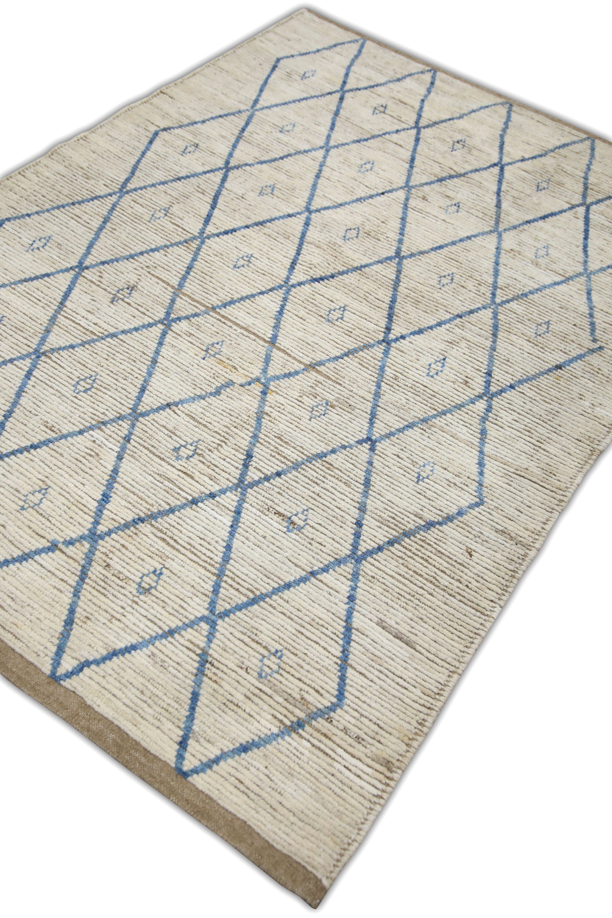 Turkish Tulu Rug Hand Knotted 4'8" x 6'7" #6001