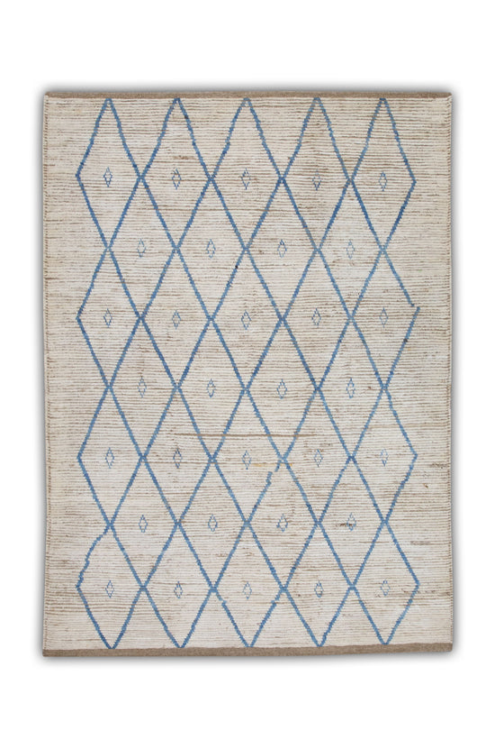 #6001 Hand Knotted Turkish Modern Rug 4'8" x 6'7"