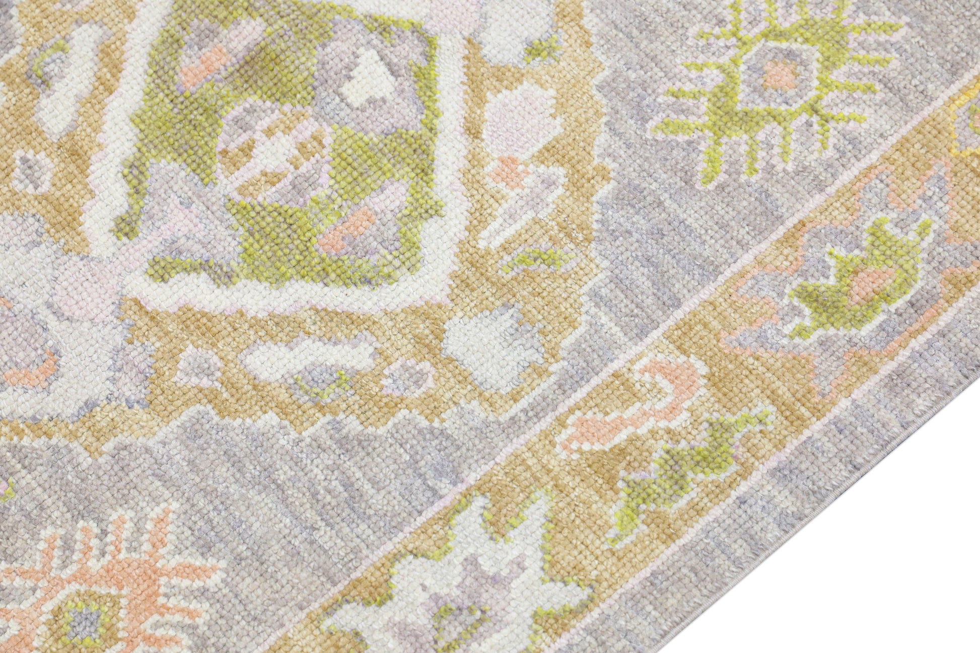 Turkish Oushak Rug 3' x 10'2" #4119