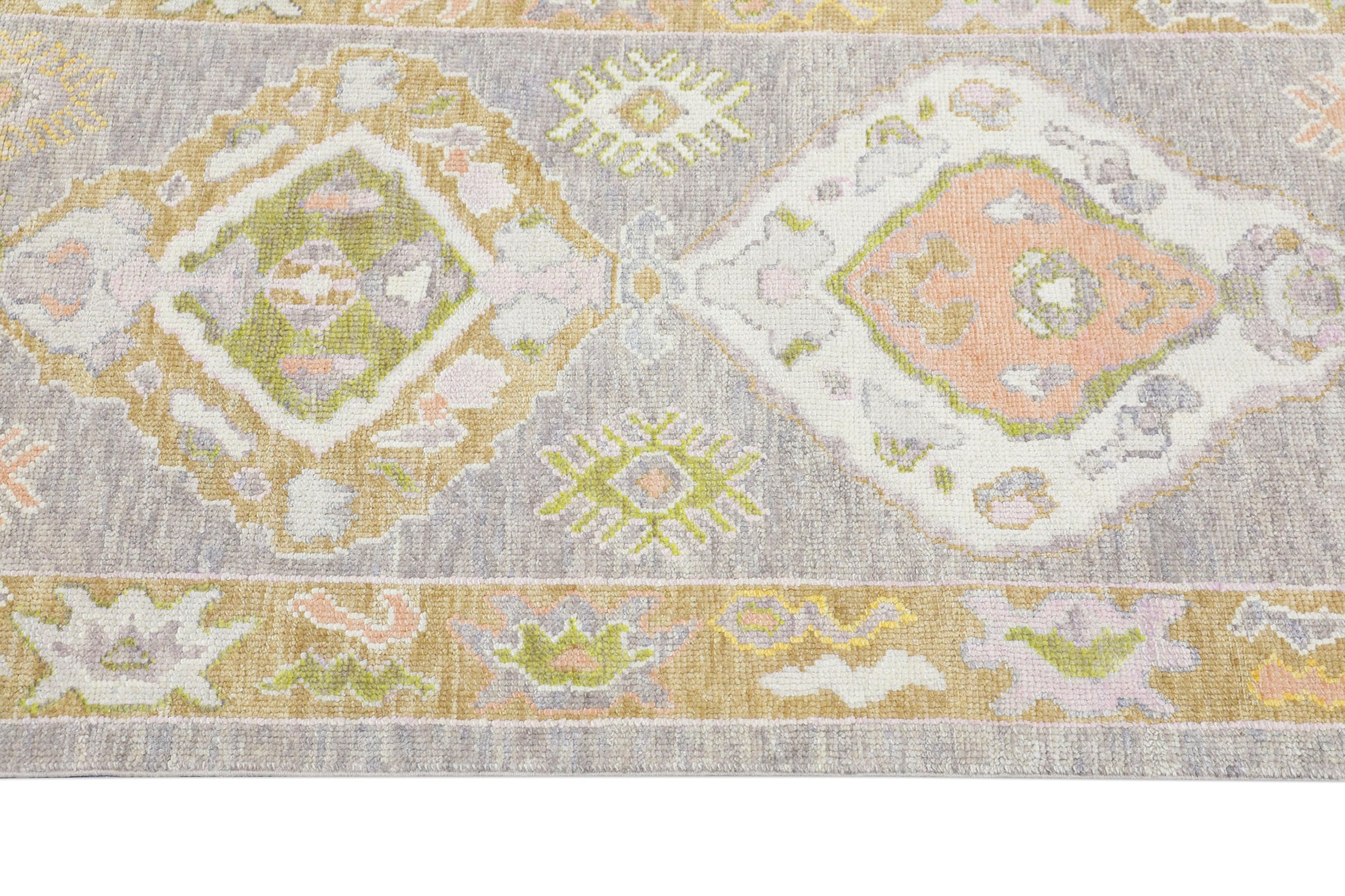 Turkish Oushak Rug 3' x 10'2" #4119