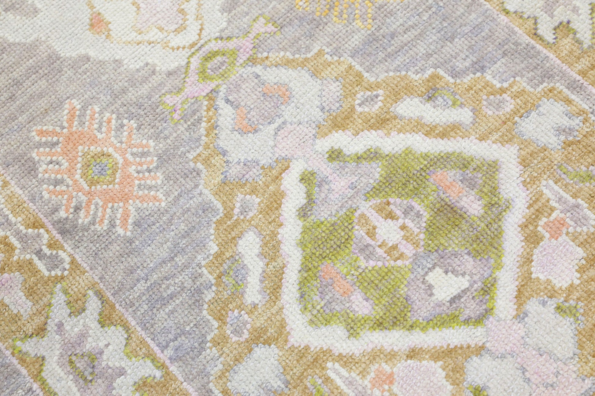 Turkish Oushak Rug 3' x 10'2" #4119