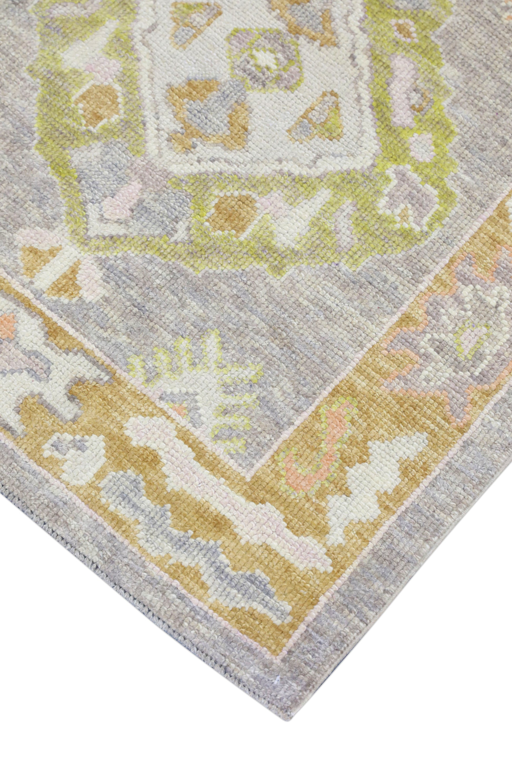 Turkish Oushak Rug 3' x 10'2" #4119