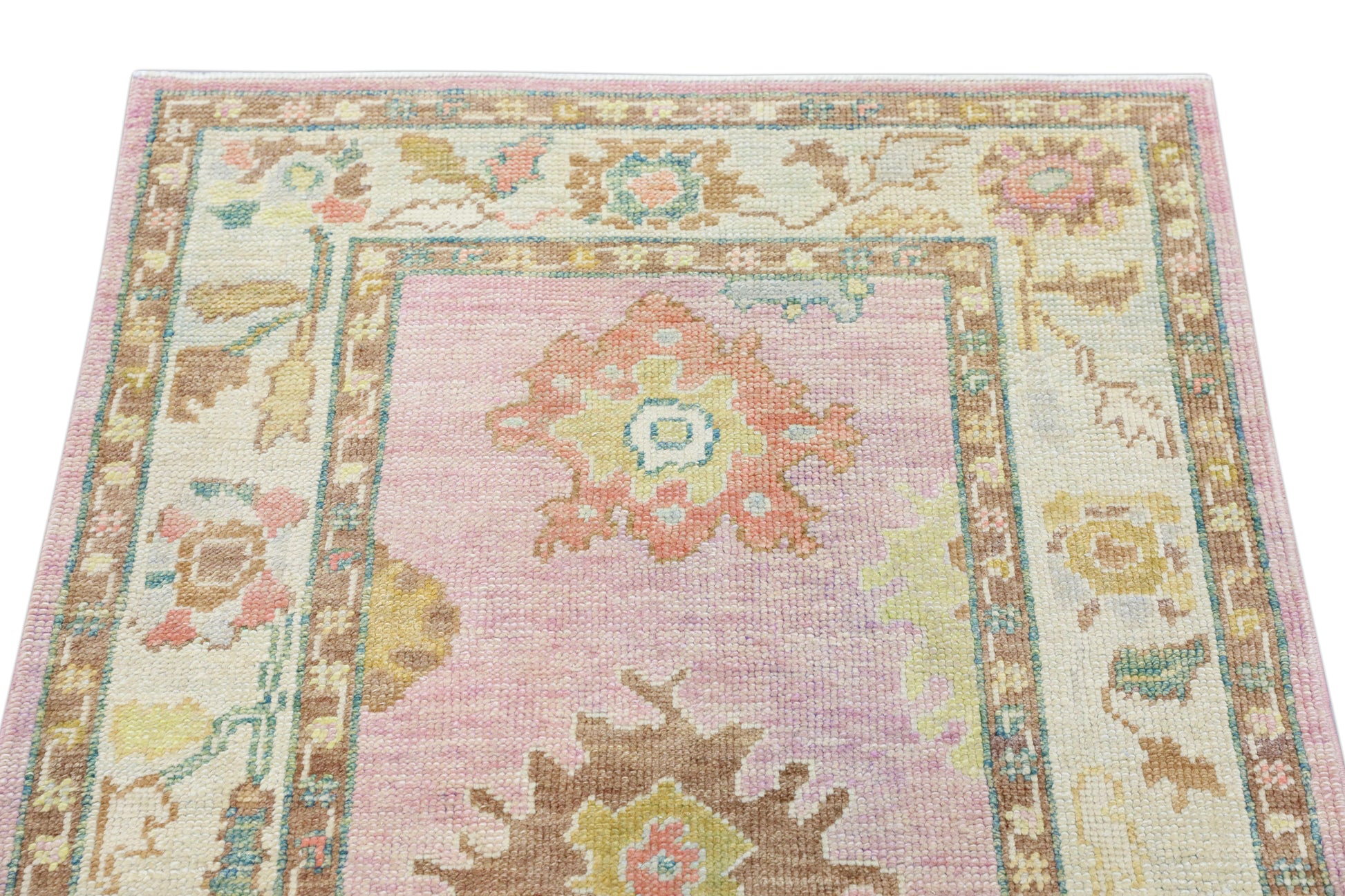 Turkish Oushak Rug 3'2" x 6'1" #4425