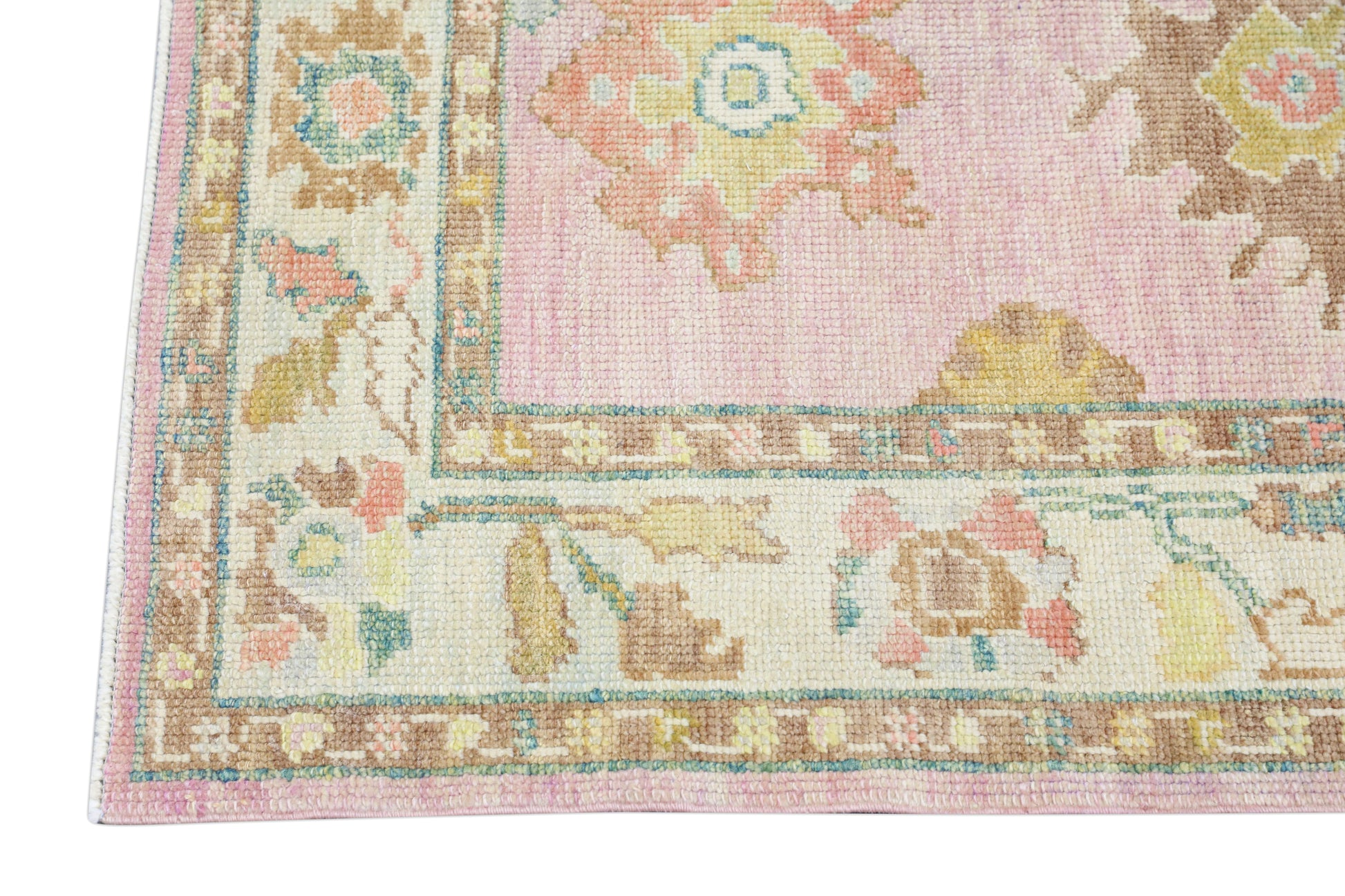Turkish Oushak Rug 3'2" x 6'1" #4425