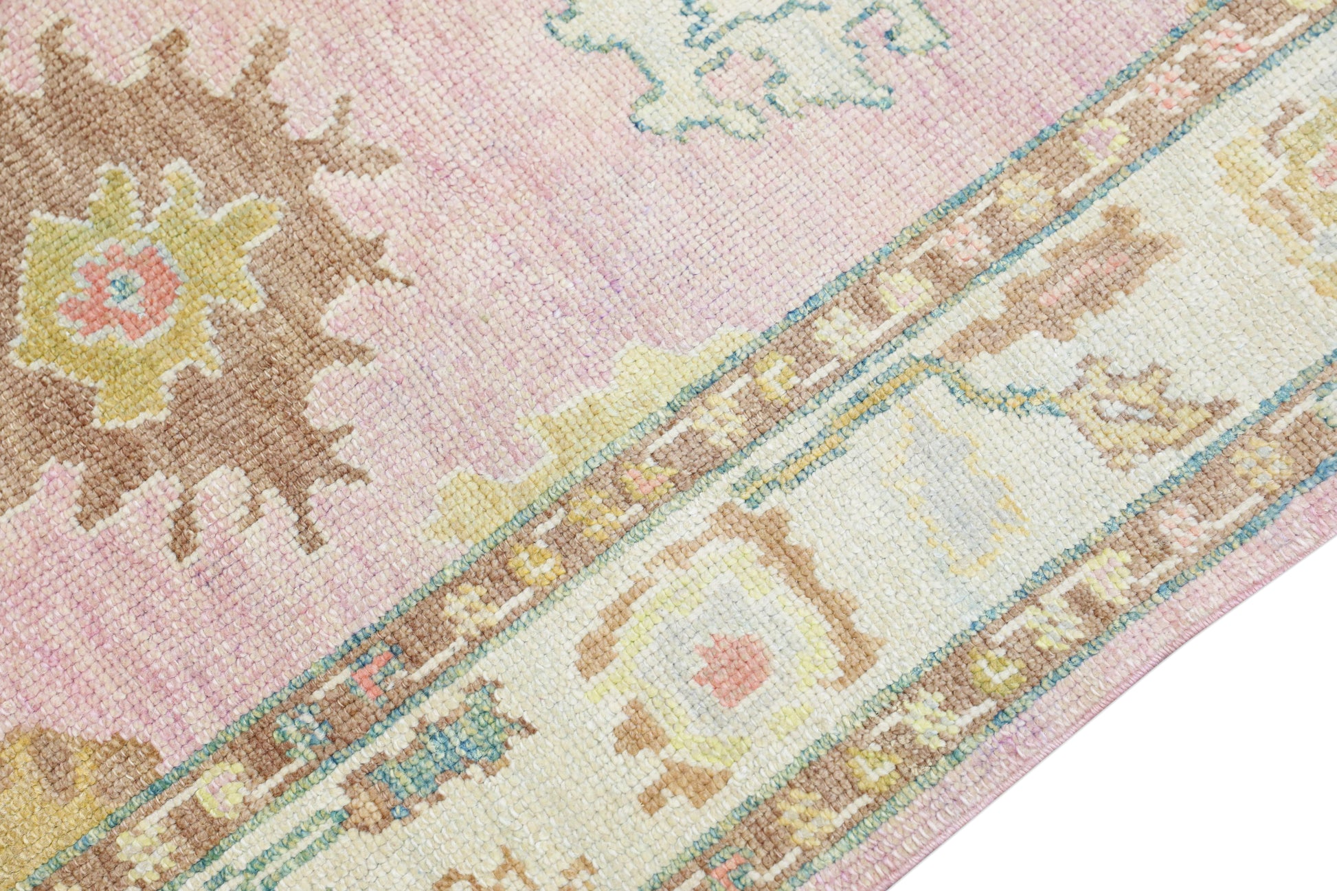 Turkish Oushak Rug 3'2" x 6'1" #4425
