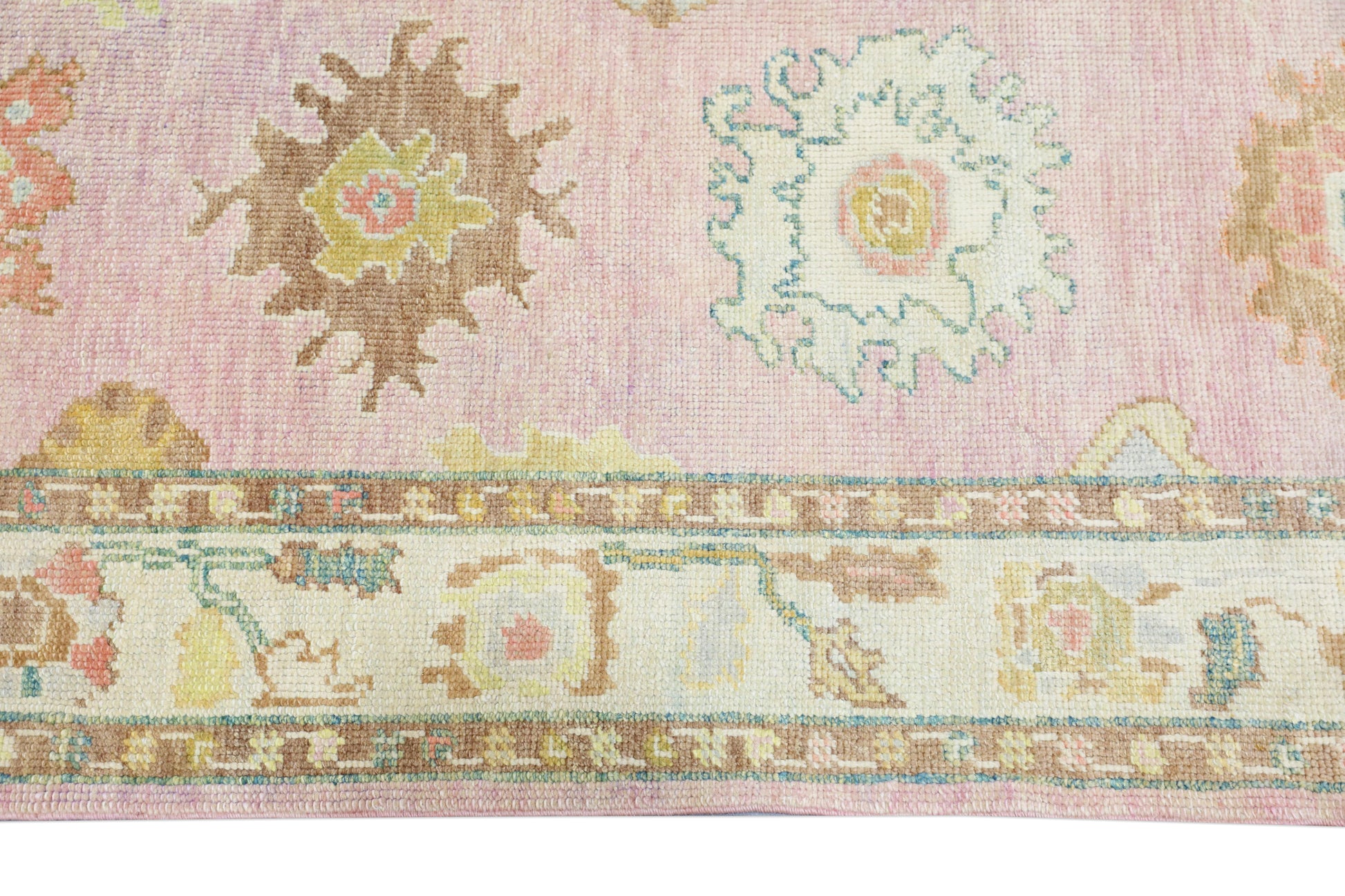 Turkish Oushak Rug 3'2" x 6'1" #4425