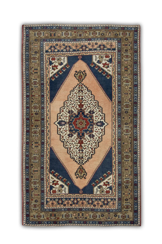 #202 Turkish Vintage Anatolian Rug  4'2" x 7'1"