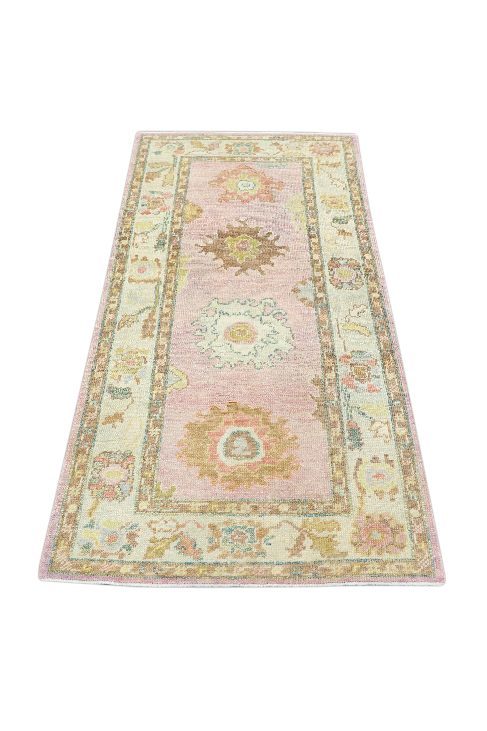 Turkish Oushak Rug 3'2" x 6'1" #4425