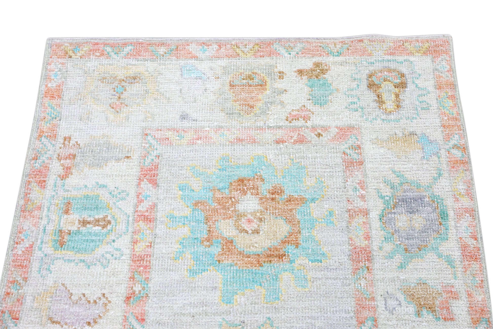 Turkish Oushak Rug 2'10" x 5'1" #4426