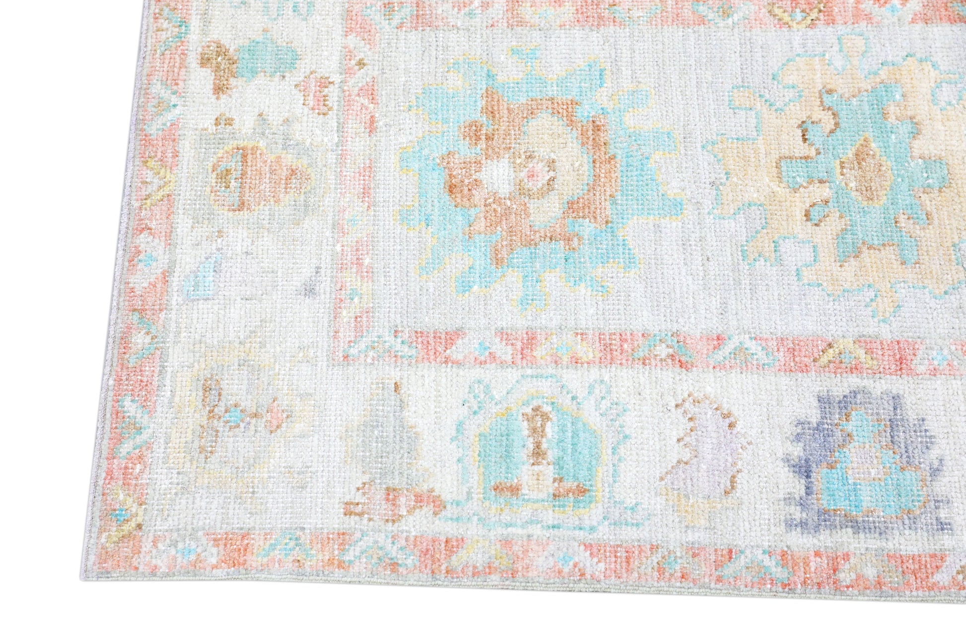 Turkish Oushak Rug 2'10" x 5'1" #4426