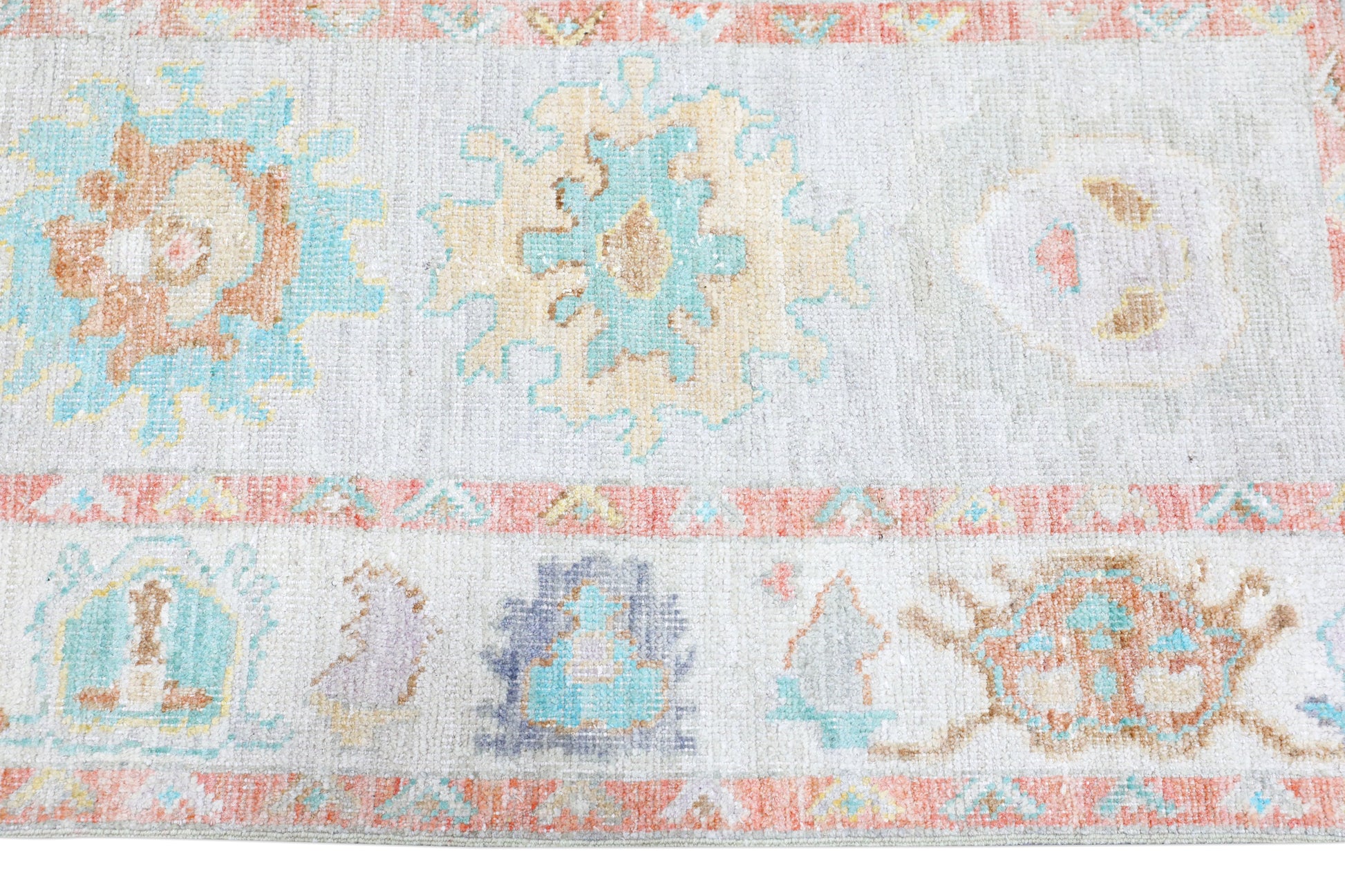 Turkish Oushak Rug 2'10" x 5'1" #4426