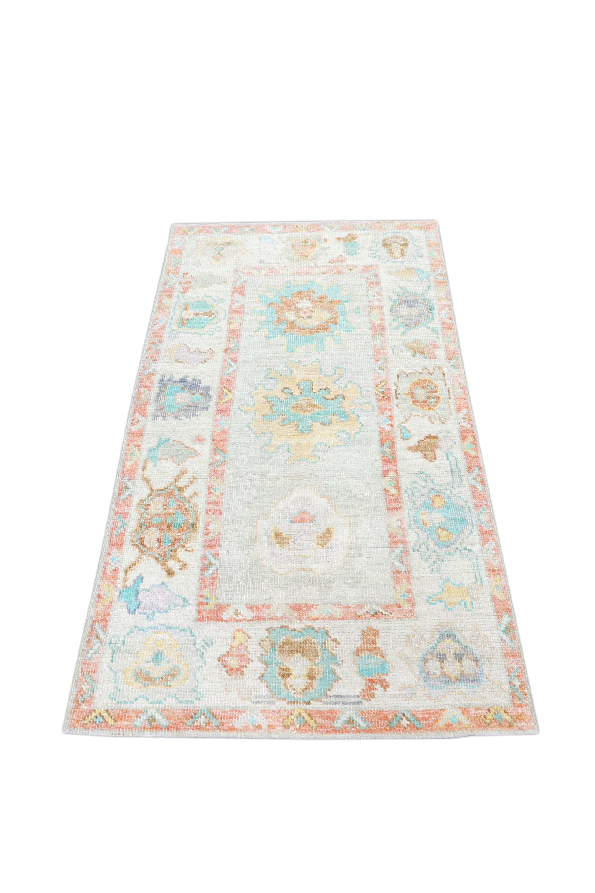Turkish Oushak Rug 2'10" x 5'1" #4426