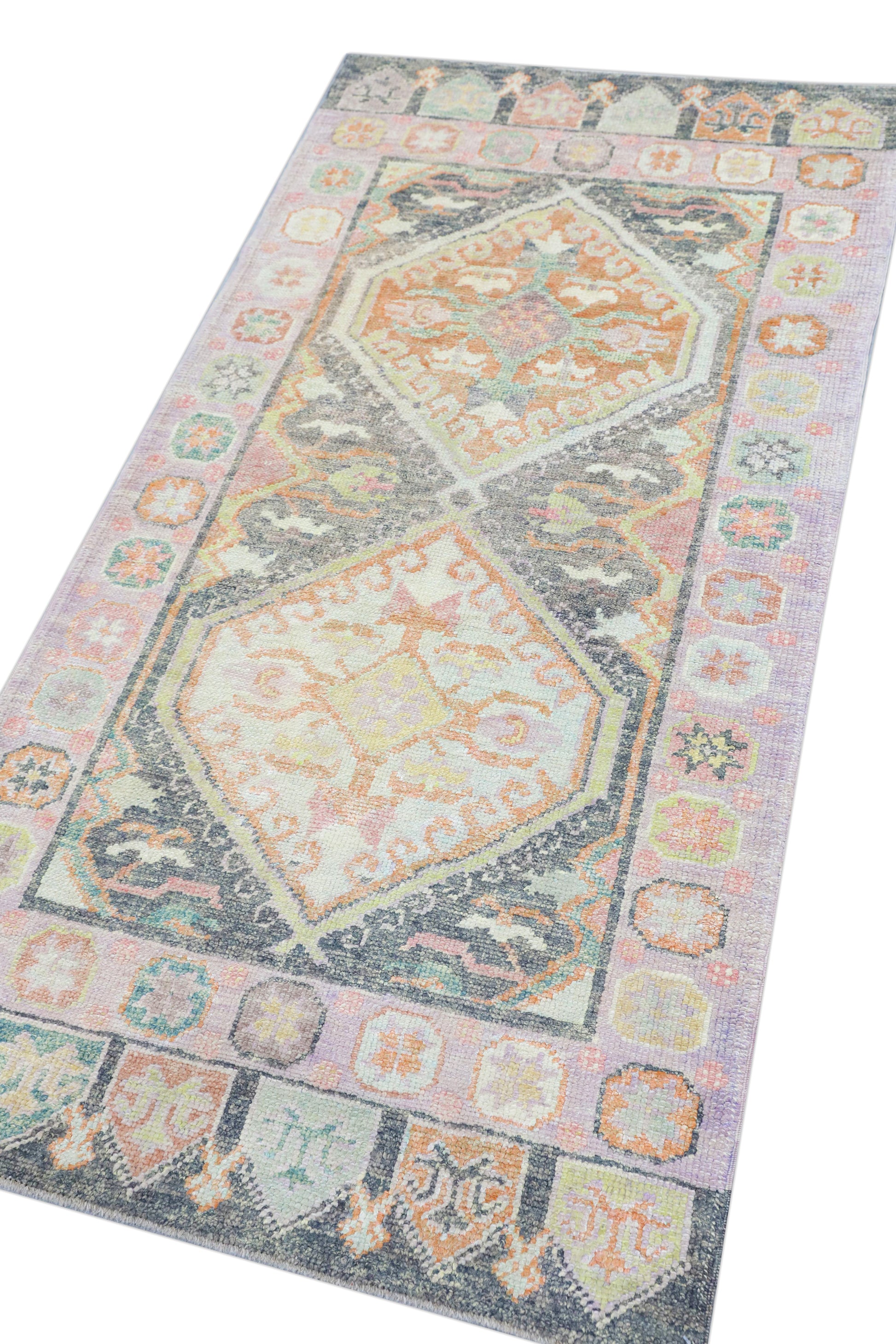 Turkish Oushak Rug 3'1" x 6'1" #4450