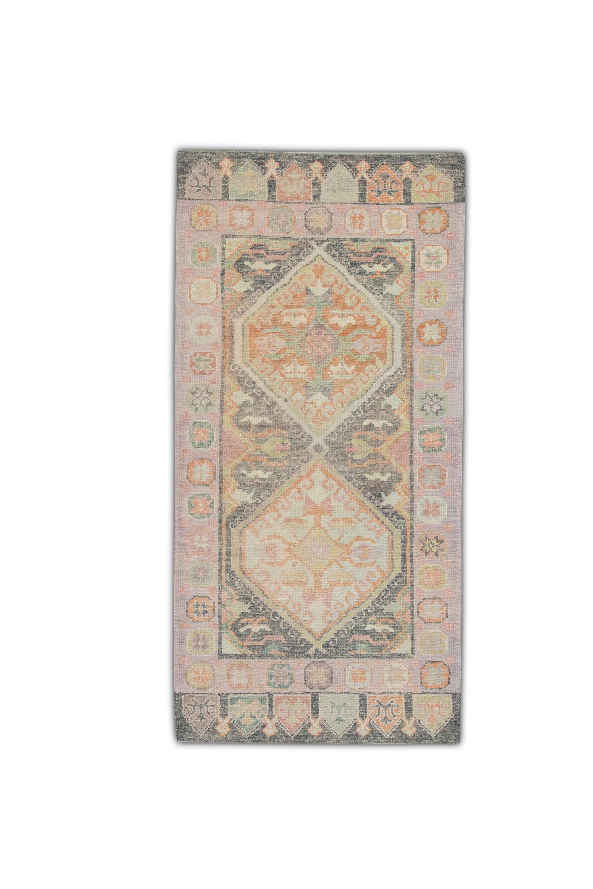Turkish Oushak Rug 3'1" x 6'1" #4450