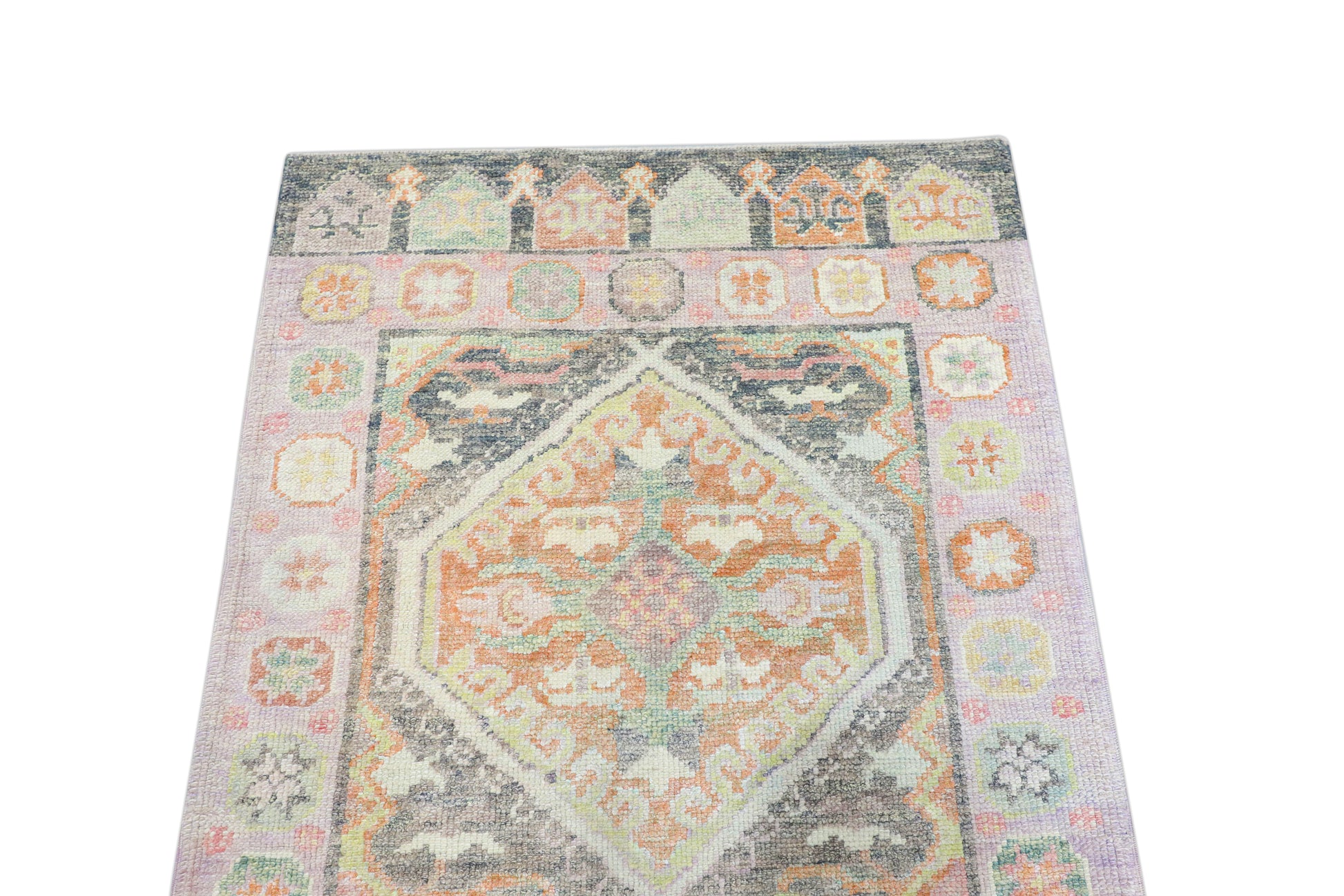 Turkish Oushak Rug 3'1" x 6'1" #4450