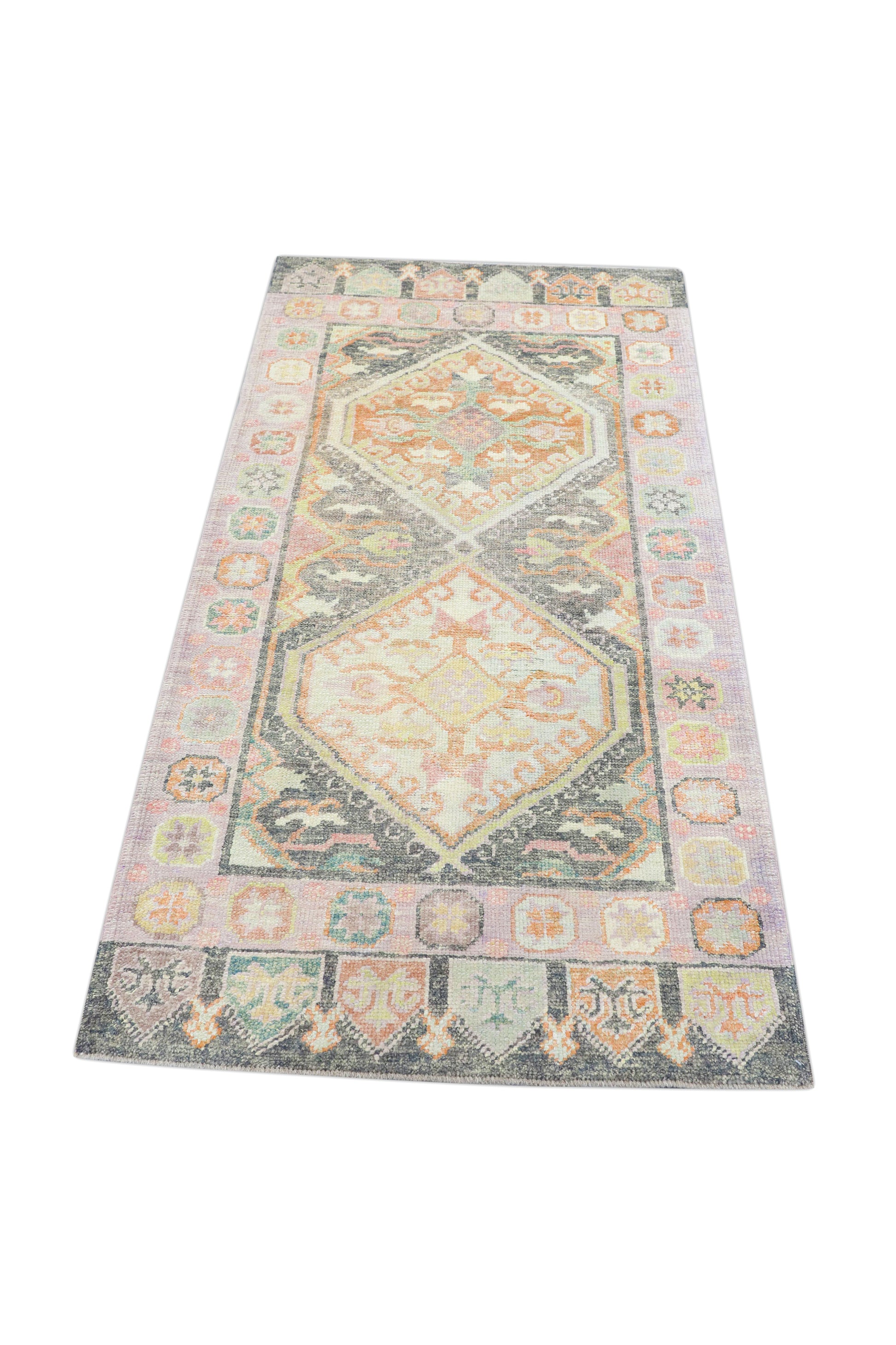 Turkish Oushak Rug 3'1" x 6'1" #4450