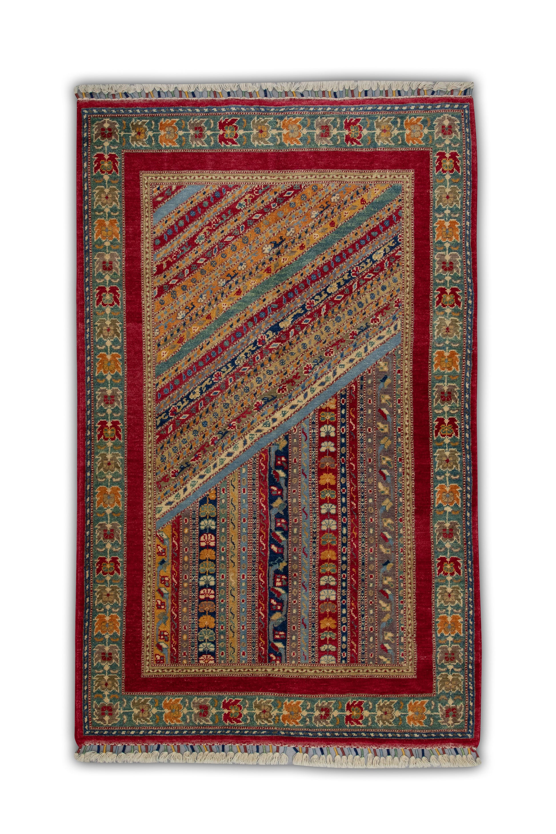Turkish Vintage Anatolian Rug  4'5" x 7'1" #382