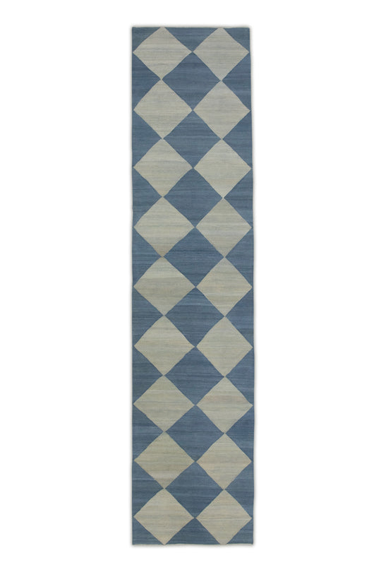 #5195 Oriental Flat Weave Turkish Kilim 2'10" x 12'4"