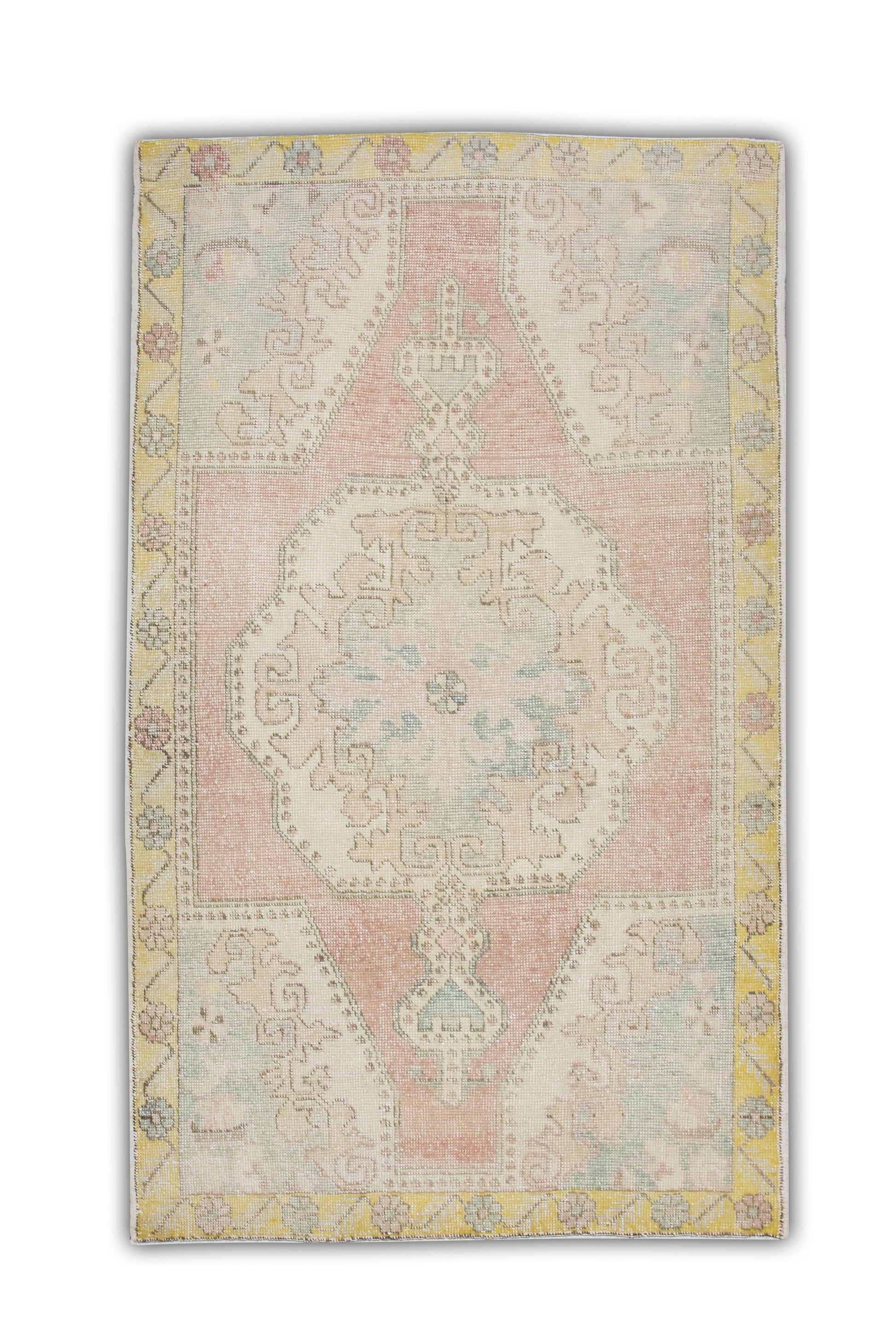Turkish Vintage Anatolian Rug  4'3" x 7'3" #176