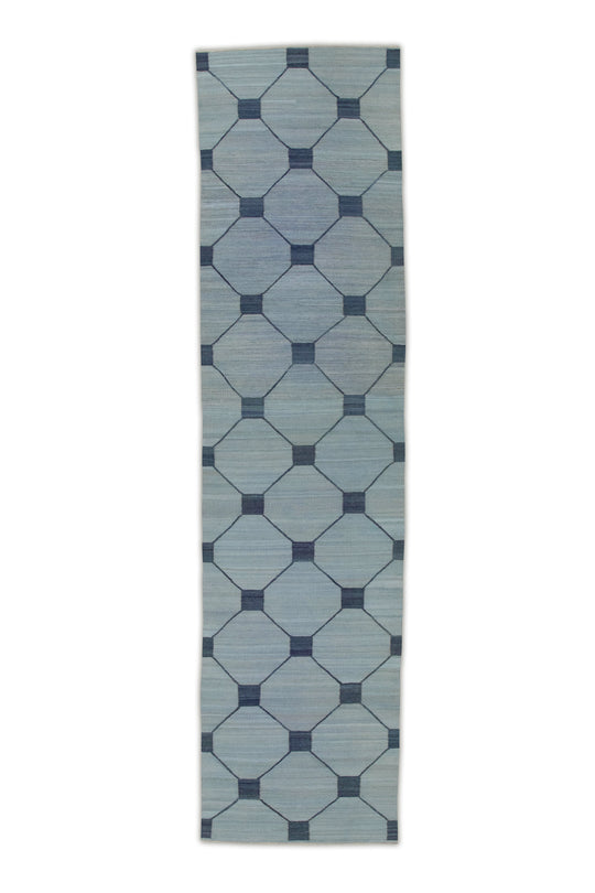 #5192 Oriental Flat Weave Turkish Kilim 3' x 12'6"