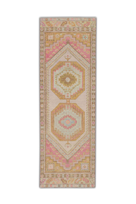 #4122 Turkish Oushak 2'10" x 9'1"