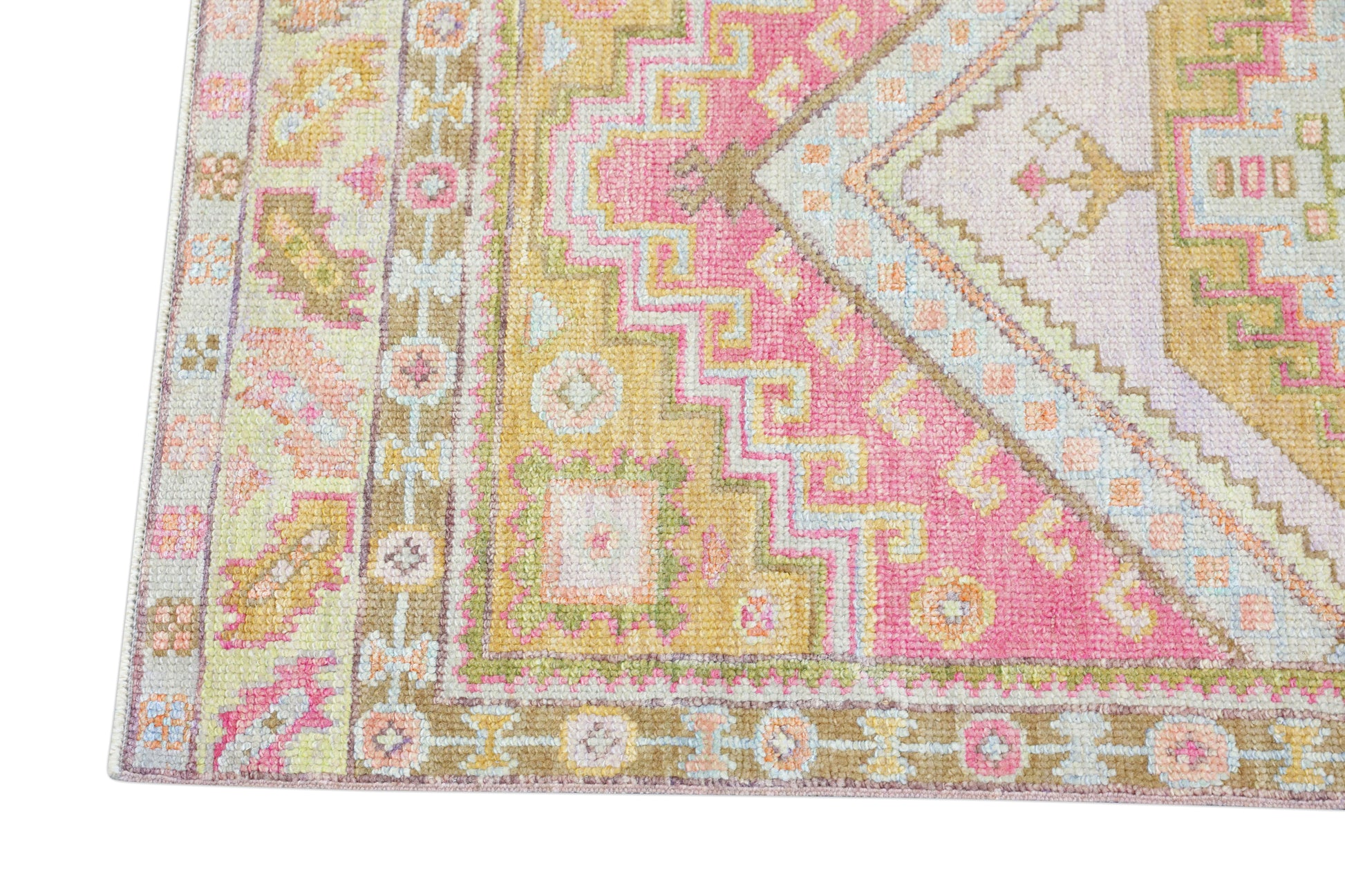 Turkish Oushak Rug 2'10" x 9'1" #4122