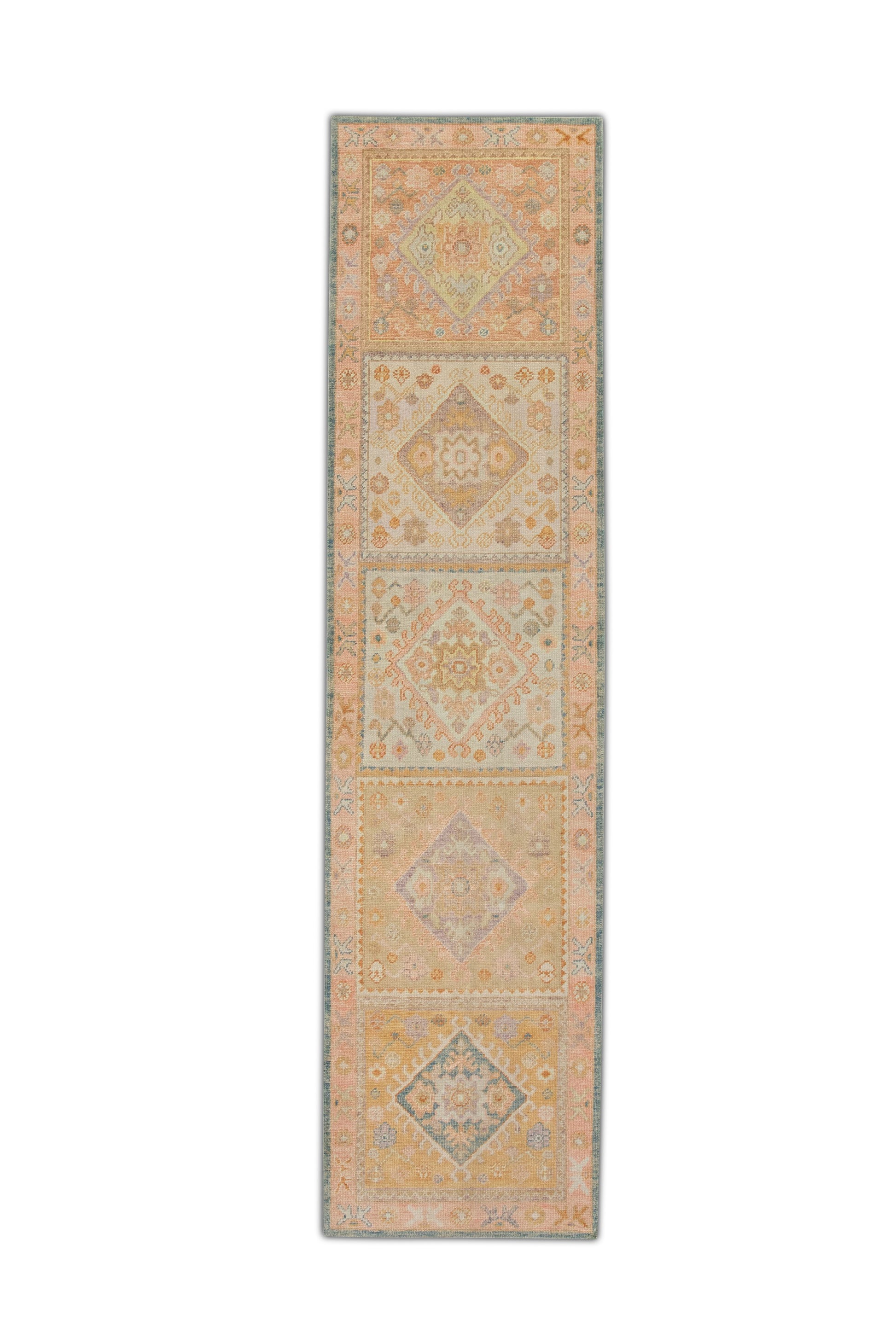 Turkish Oushak Rug 3' x 12' #4085