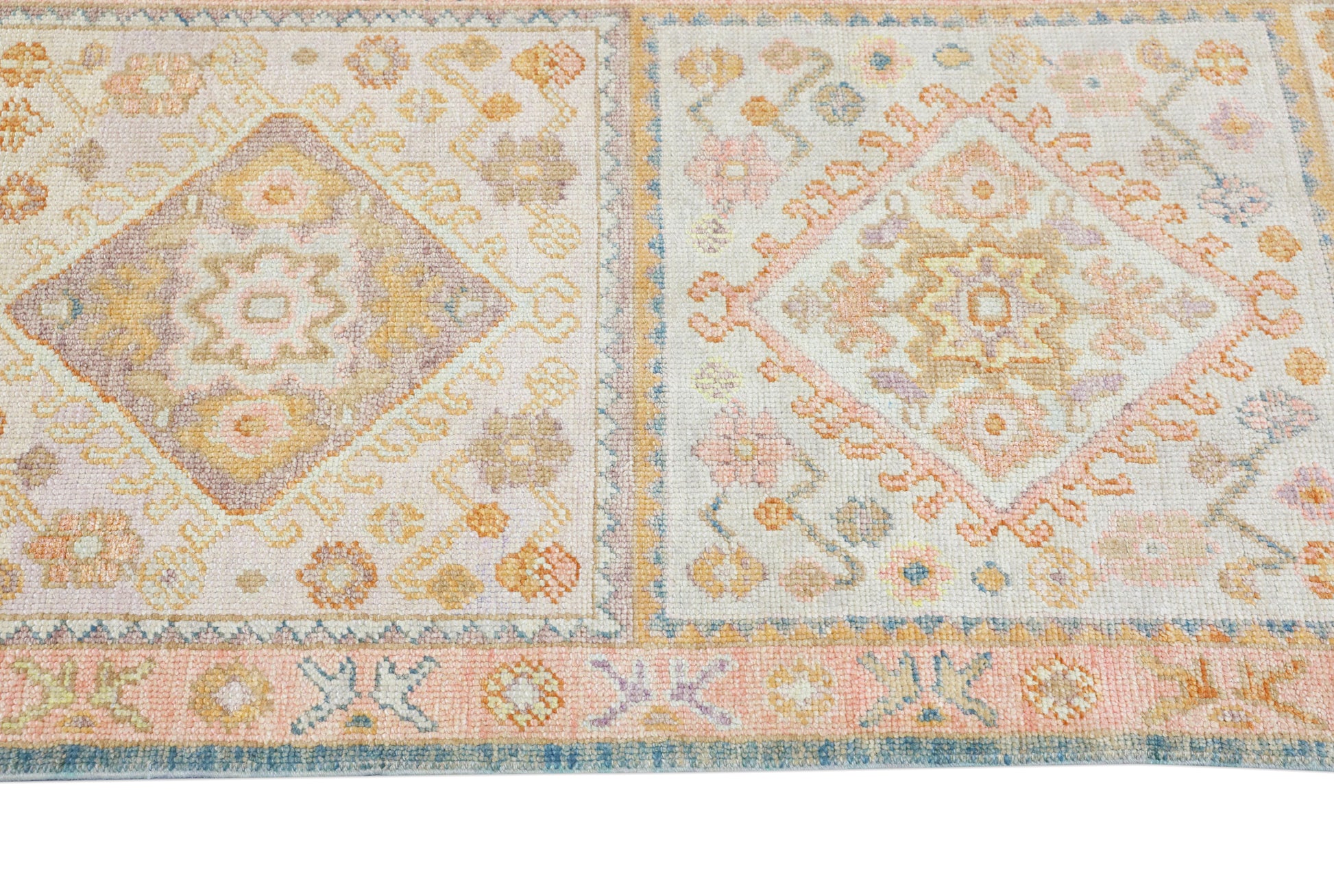 Turkish Oushak Rug 3' x 12' #4085