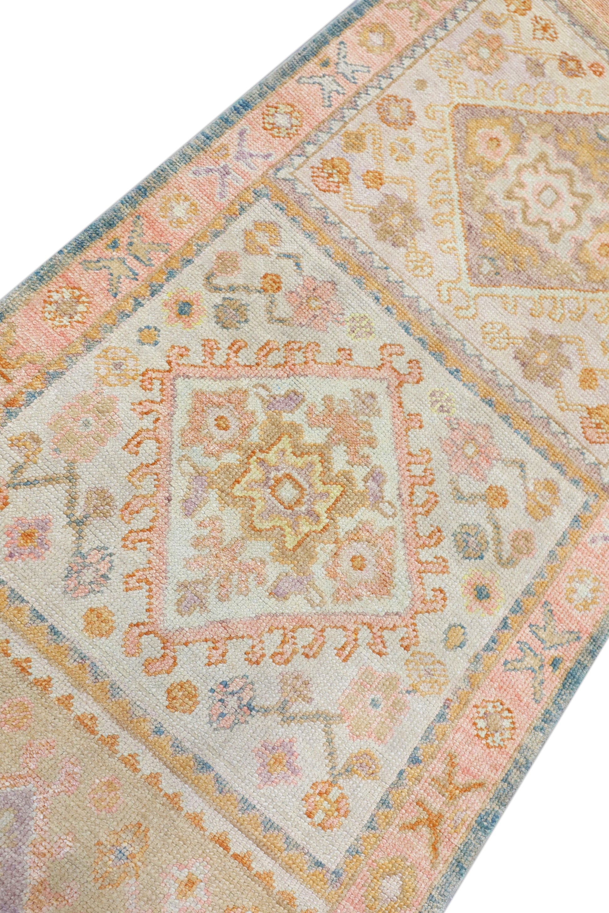 Turkish Oushak Rug 3' x 12' #4085