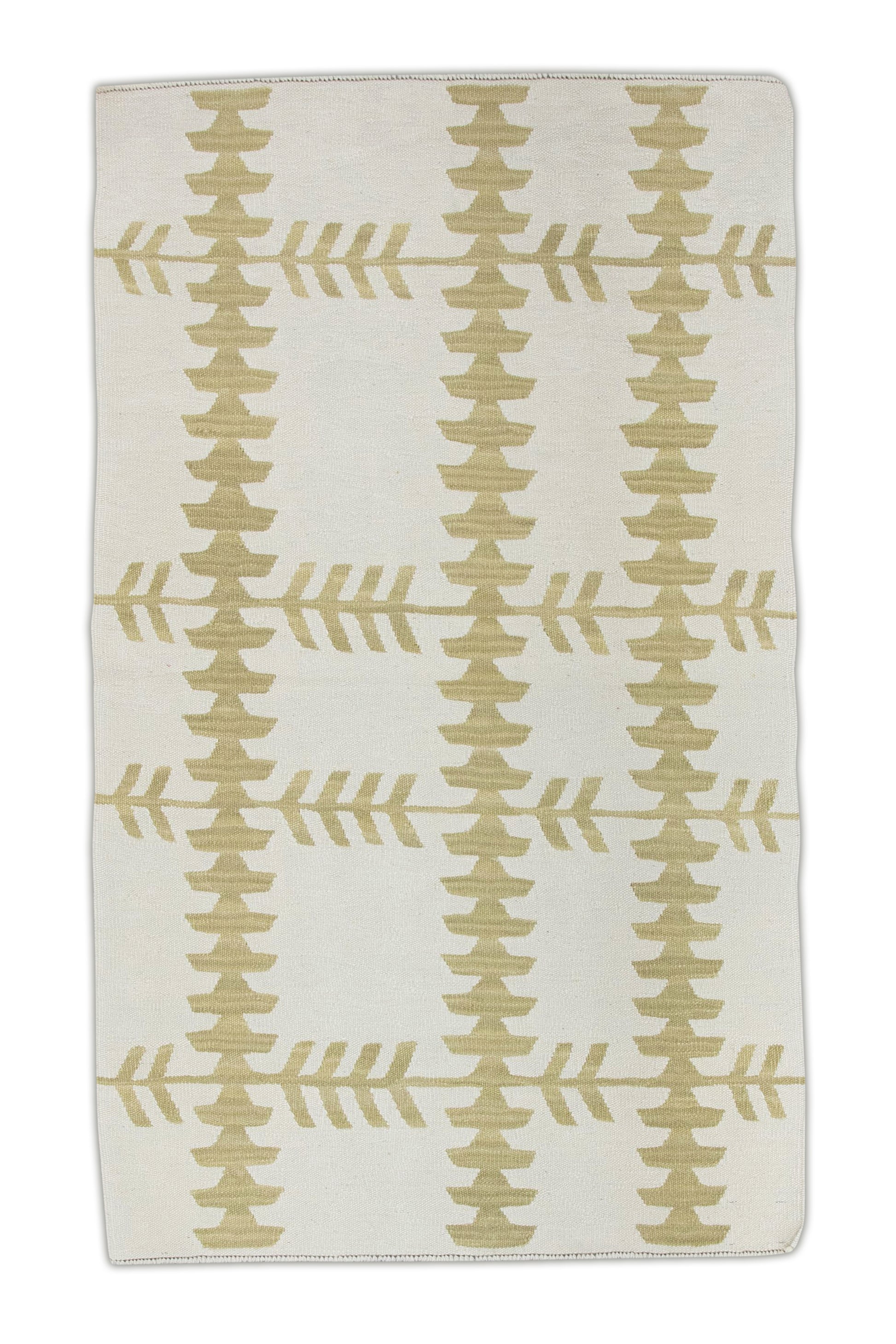 Oriental Flatweave Turkish Kilim 2'10" x 4'8" #7332