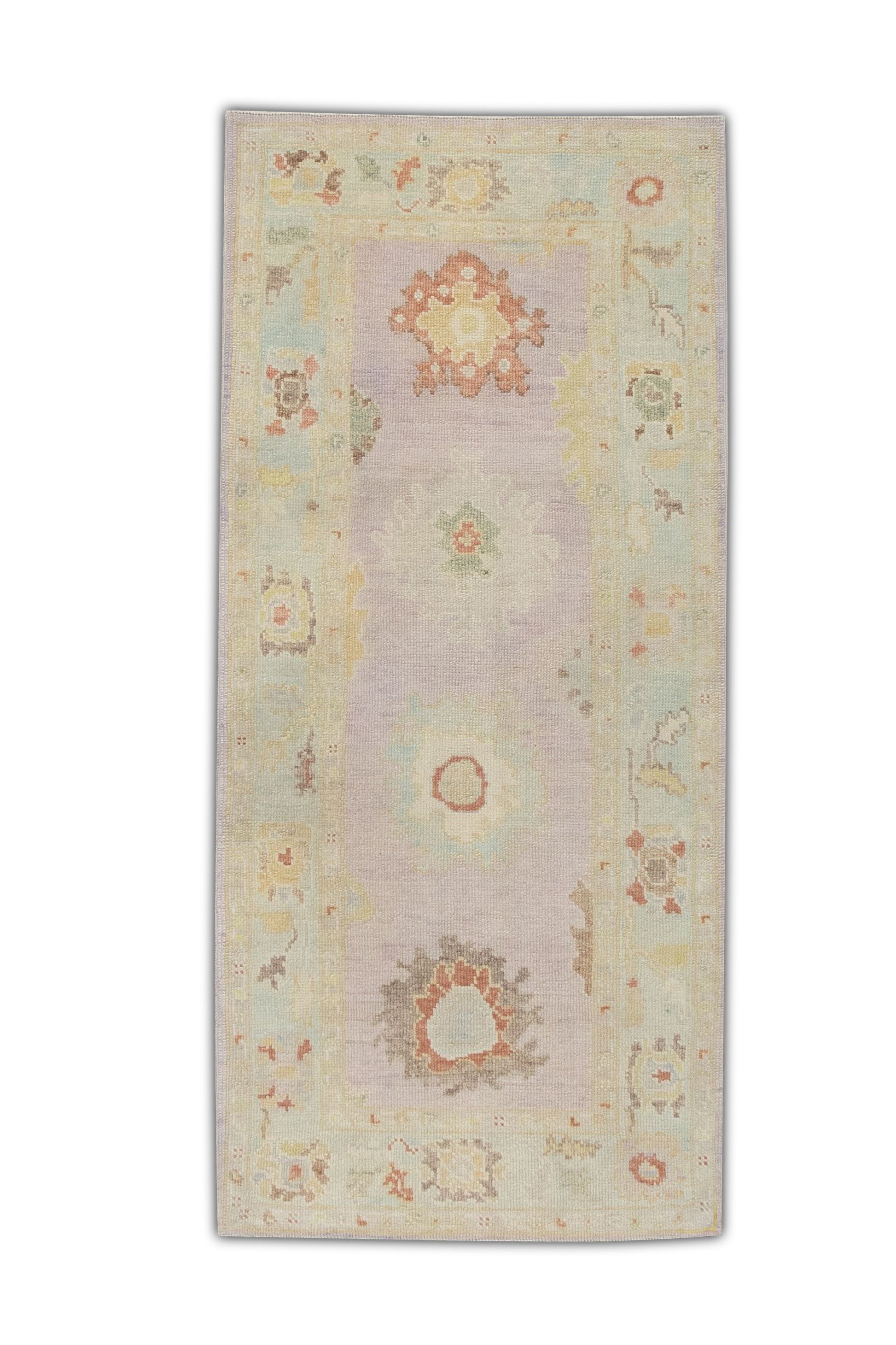 Turkish Oushak Rug 3'1" x 6'9" #4410