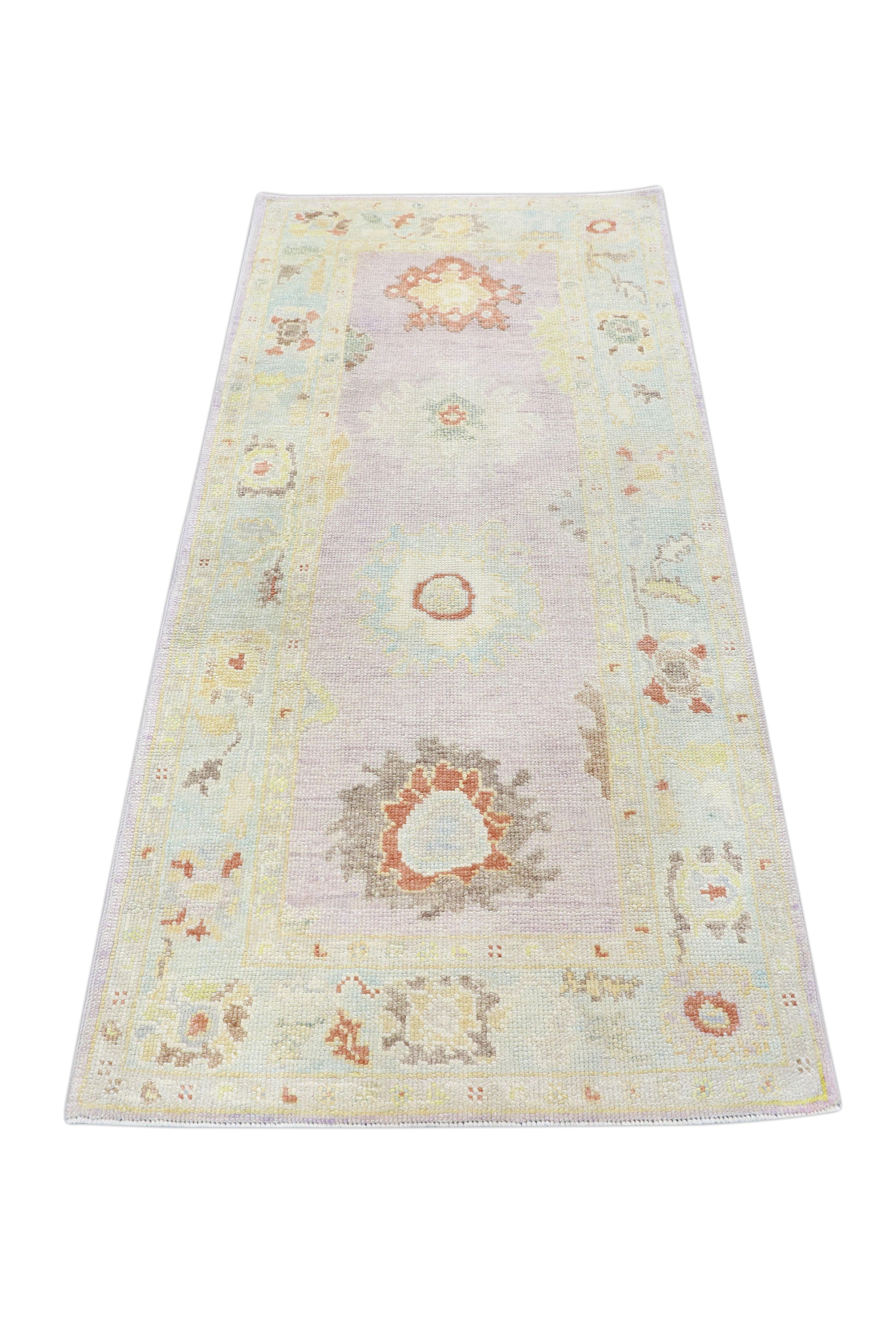 Turkish Oushak Rug 3'1" x 6'9" #4410
