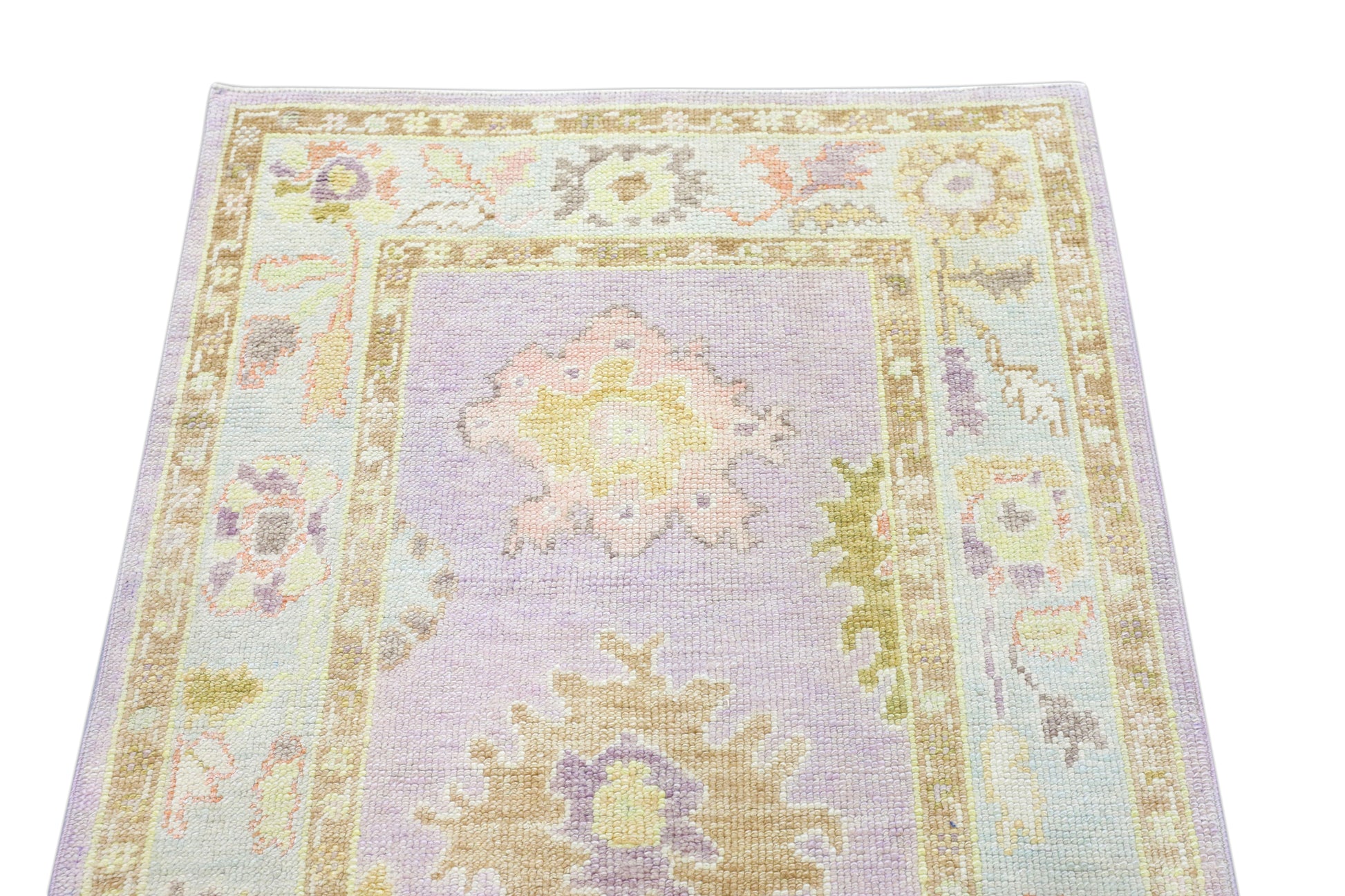 Turkish Oushak Rug 3' x 11'7" #4430