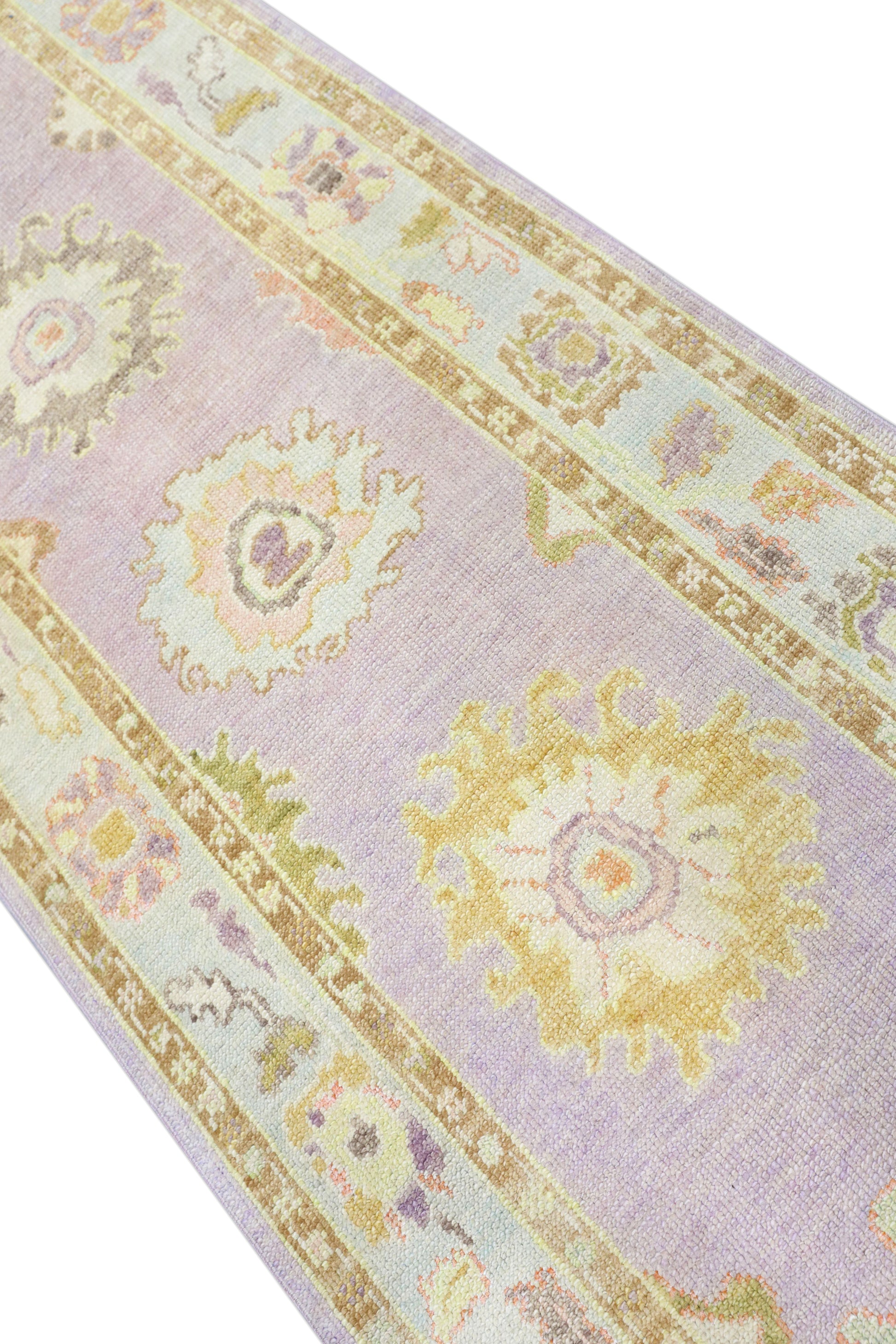 Turkish Oushak Rug 3' x 11'7" #4430