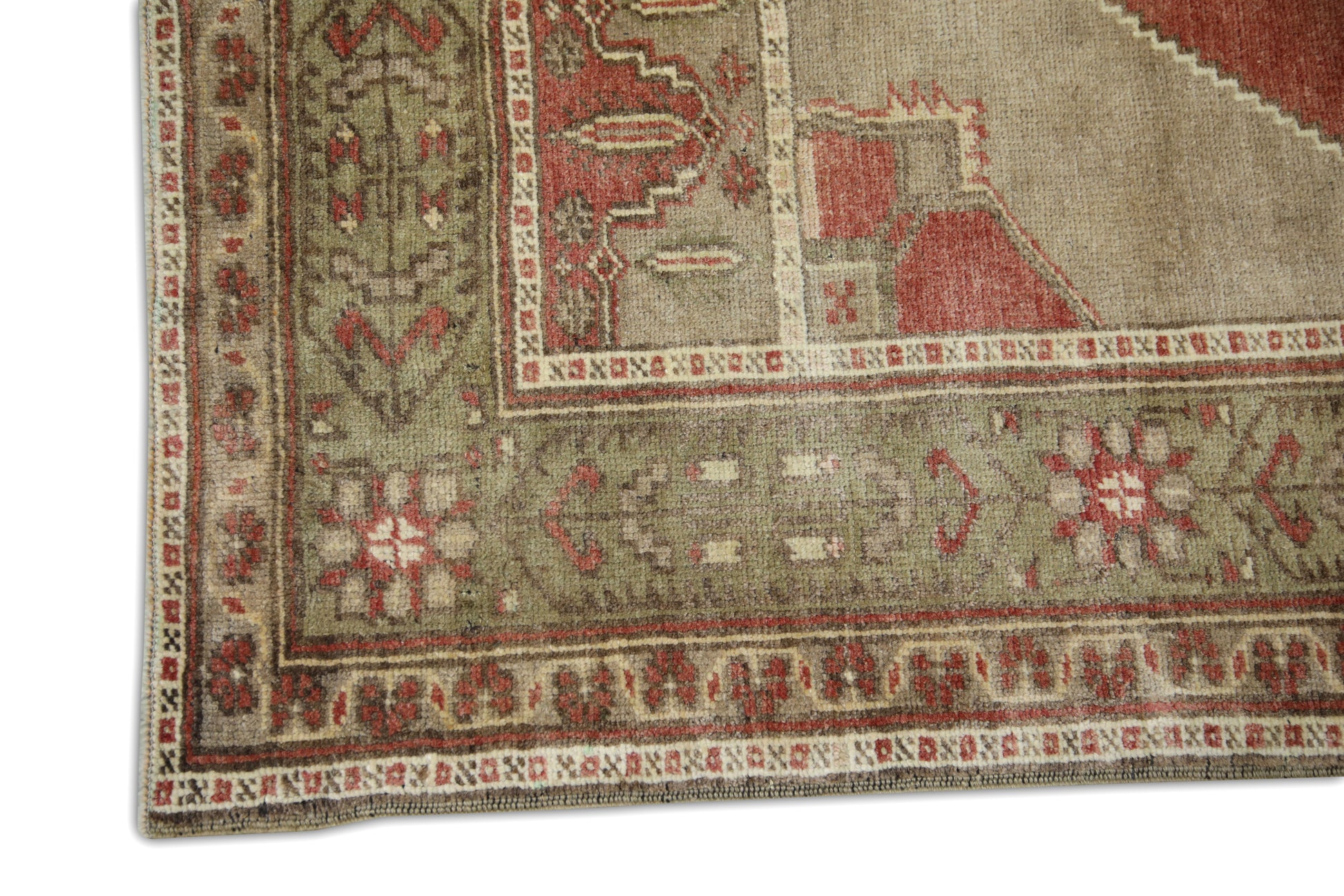 Turkish Vintage Anatolian Rug  4' x 7'2" #201