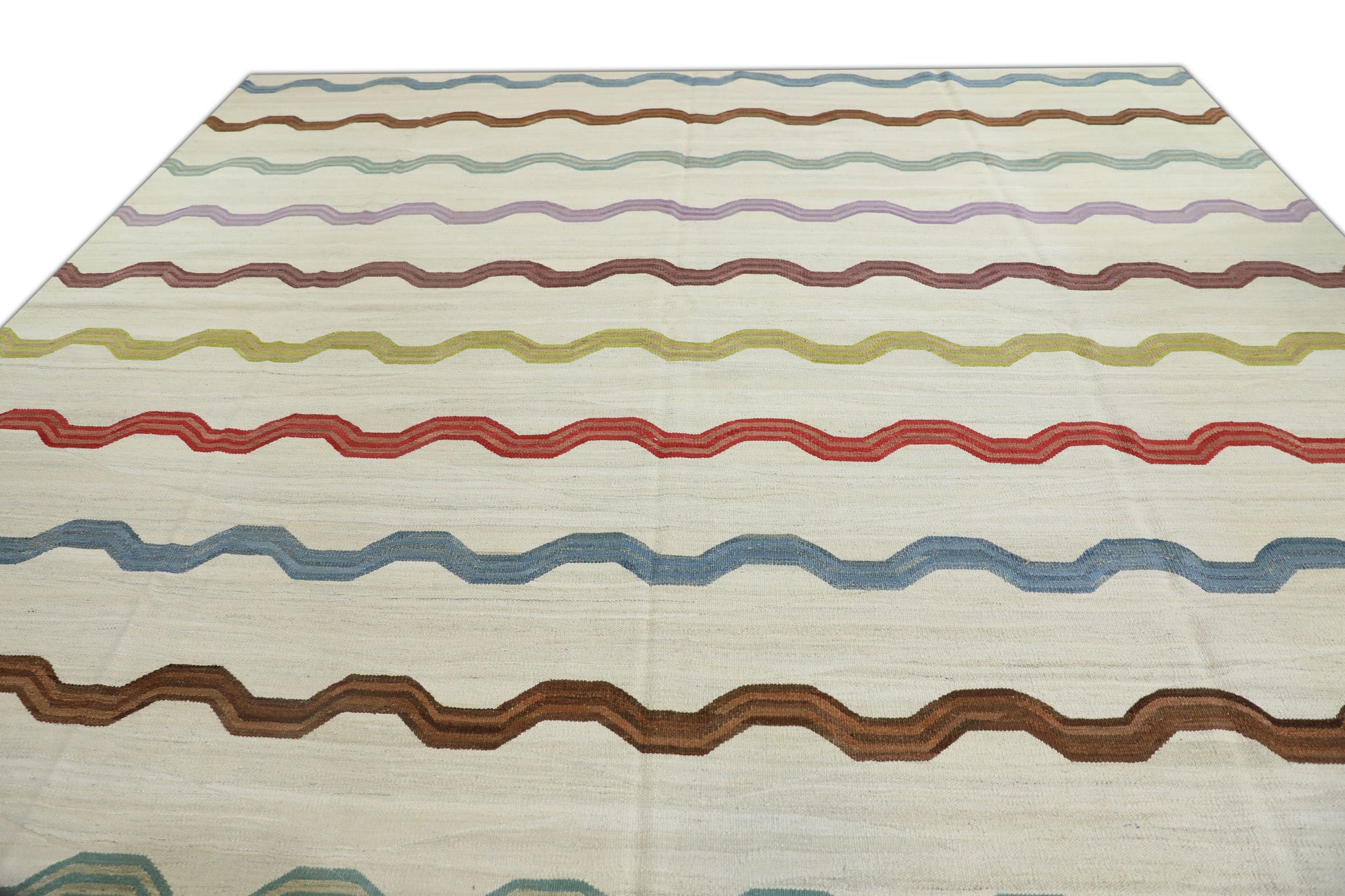 Oriental Flatweave Turkish Kilim 11'10" x 15'9" #1006