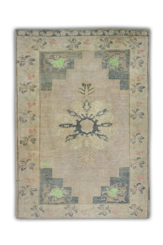 #76 Turkish Vintage Anatolian Rug  4'10" x 6'11"