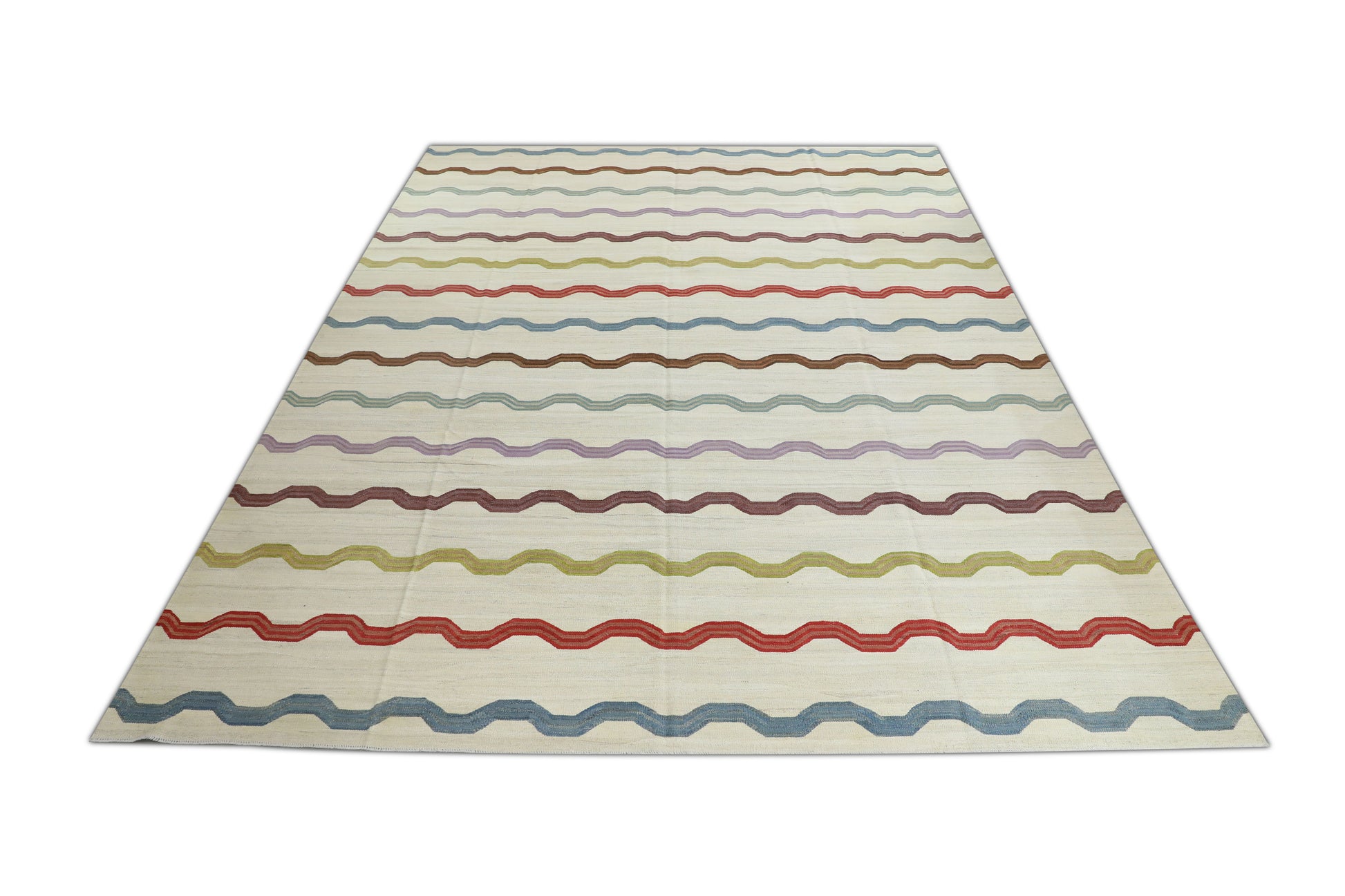 Oriental Flatweave Turkish Kilim 11'10" x 15'9" #1006