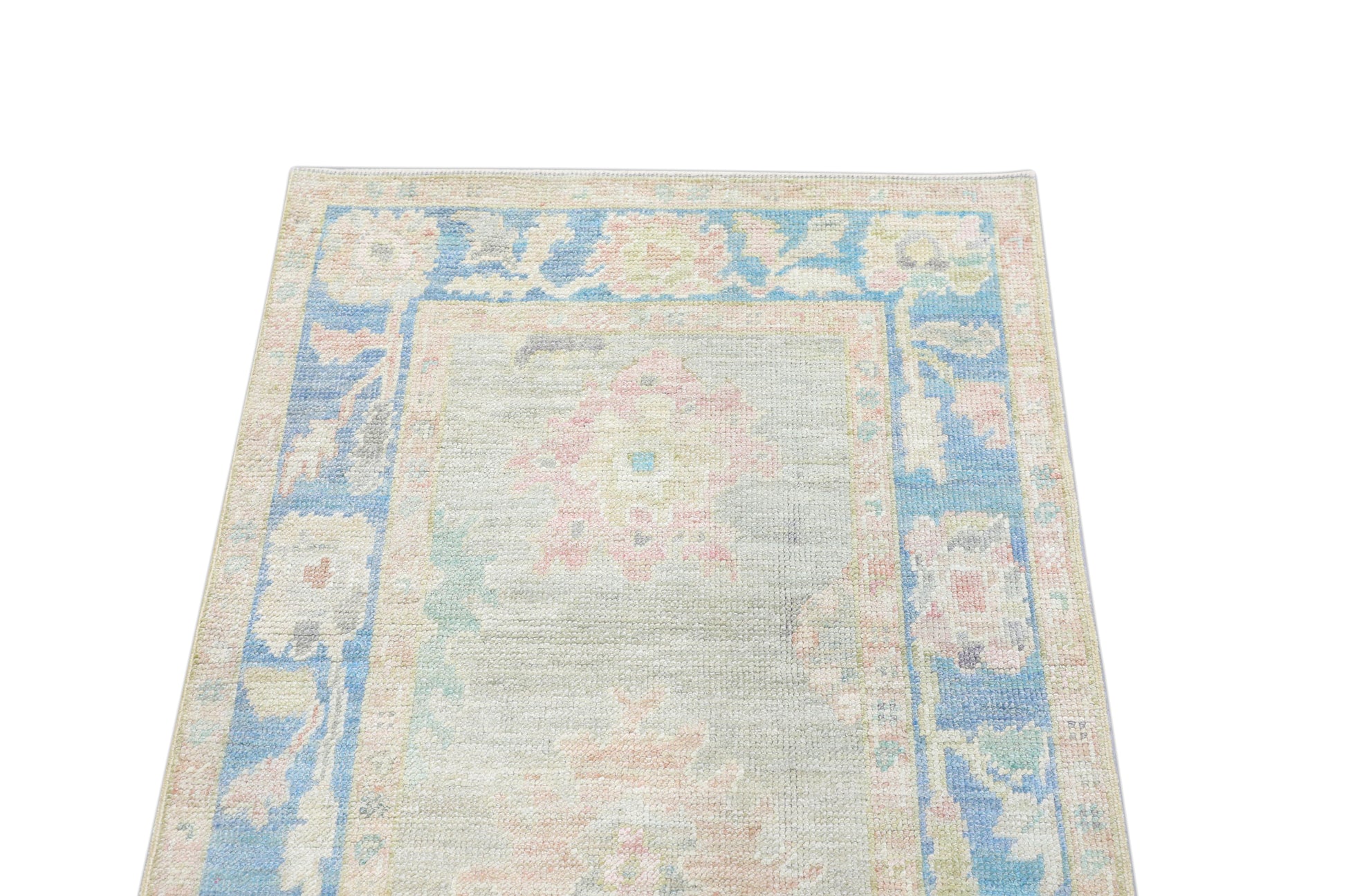 Turkish Oushak Rug 2'10" x 6'7" #4419
