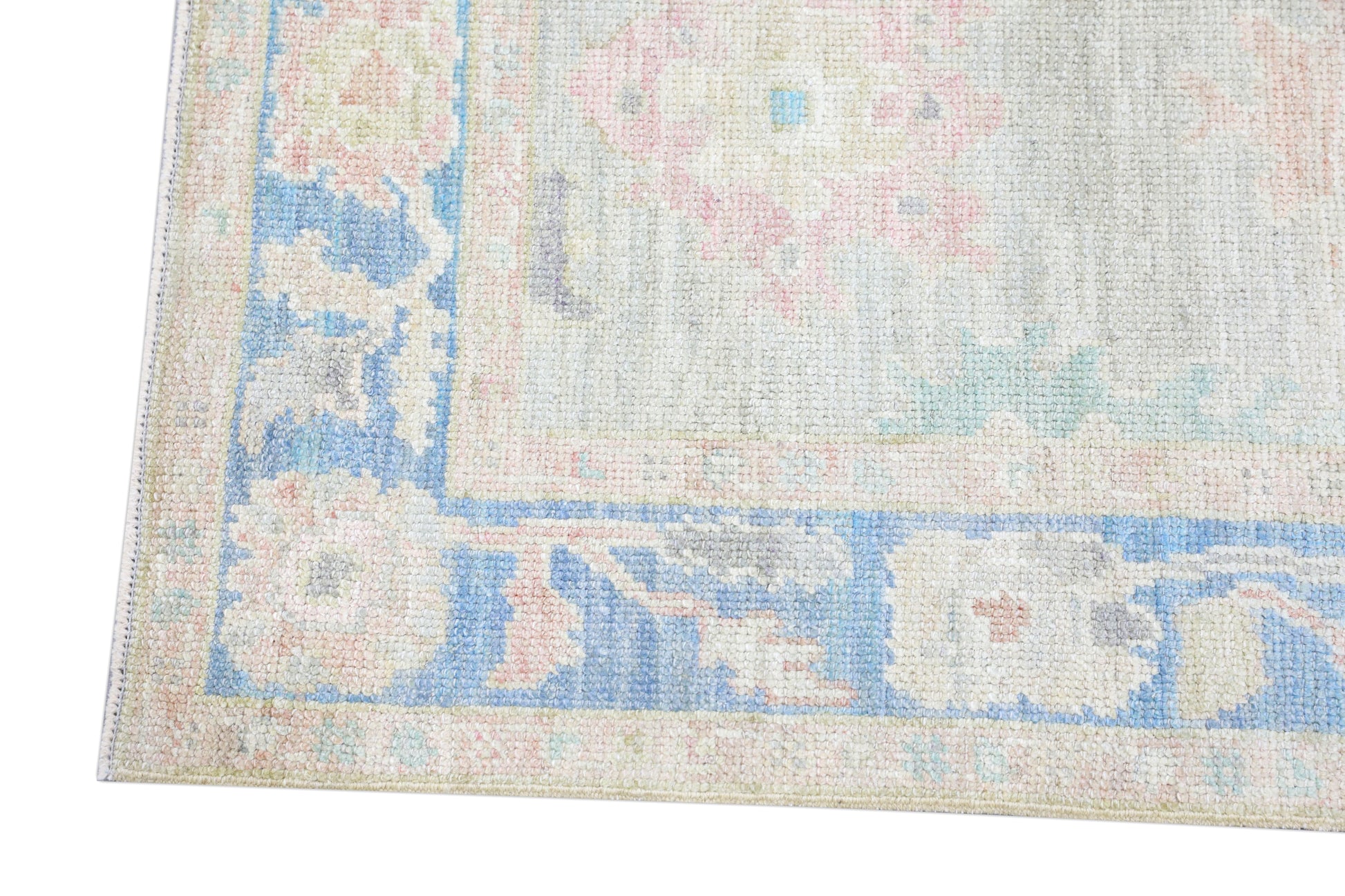 Turkish Oushak Rug 2'10" x 6'7" #4419