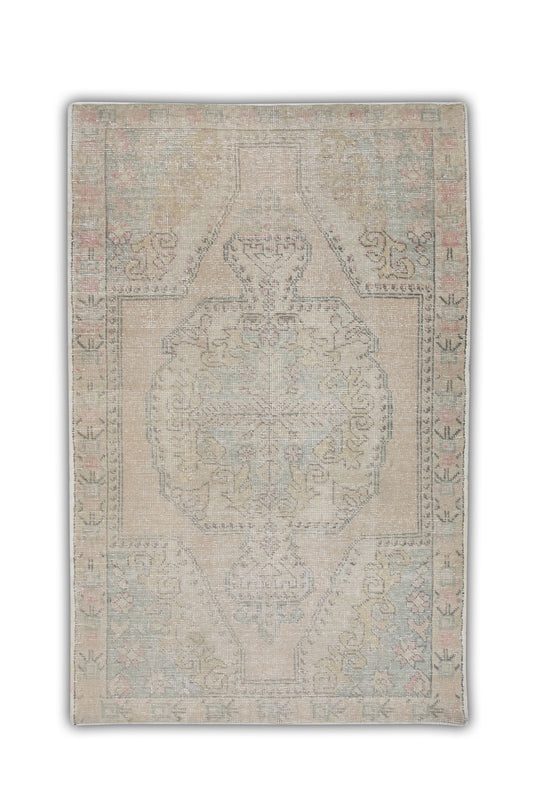 #29 Turkish Vintage Anatolian Rug  4'4" x 6'9"