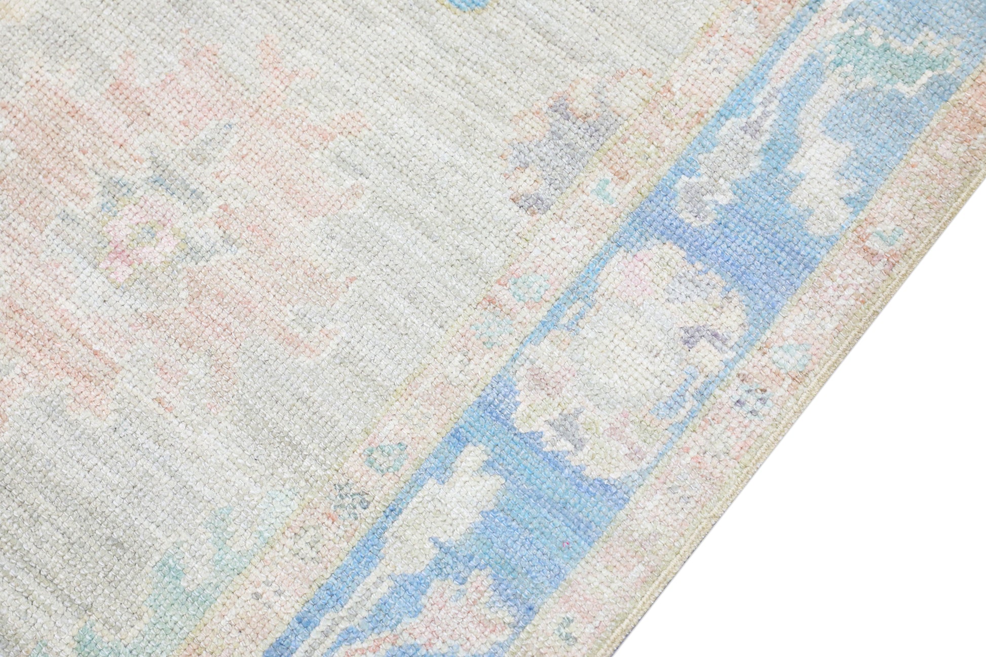 Turkish Oushak Rug 2'10" x 6'7" #4419