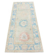 Turkish Oushak Rug 2'10" x 6'7" #4419