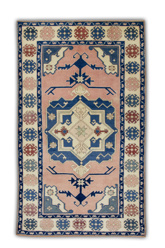 #365 Turkish Vintage Anatolian Rug  4'8" x 7'9"