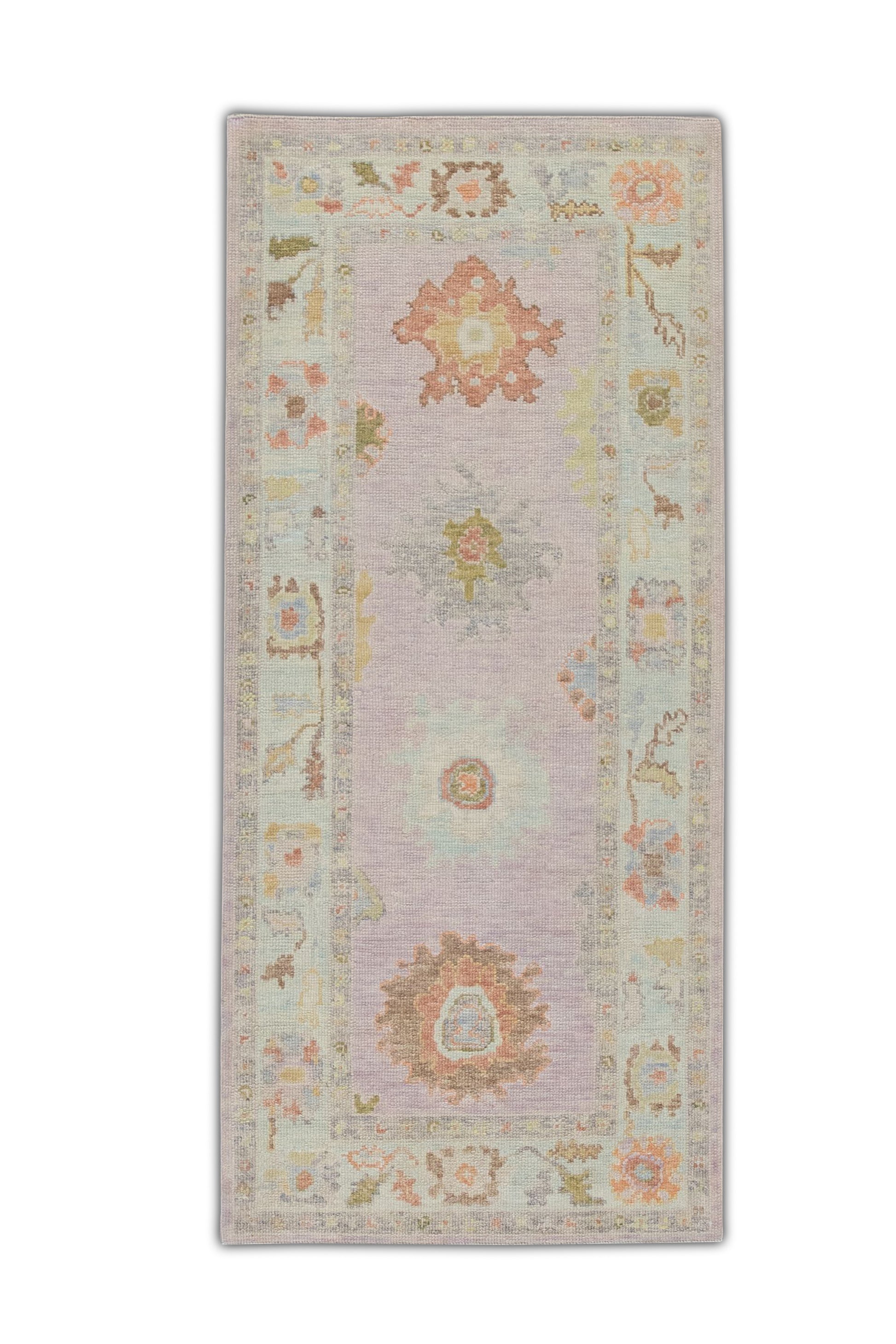 Turkish Oushak Rug 3'3" x 7'1" #4416