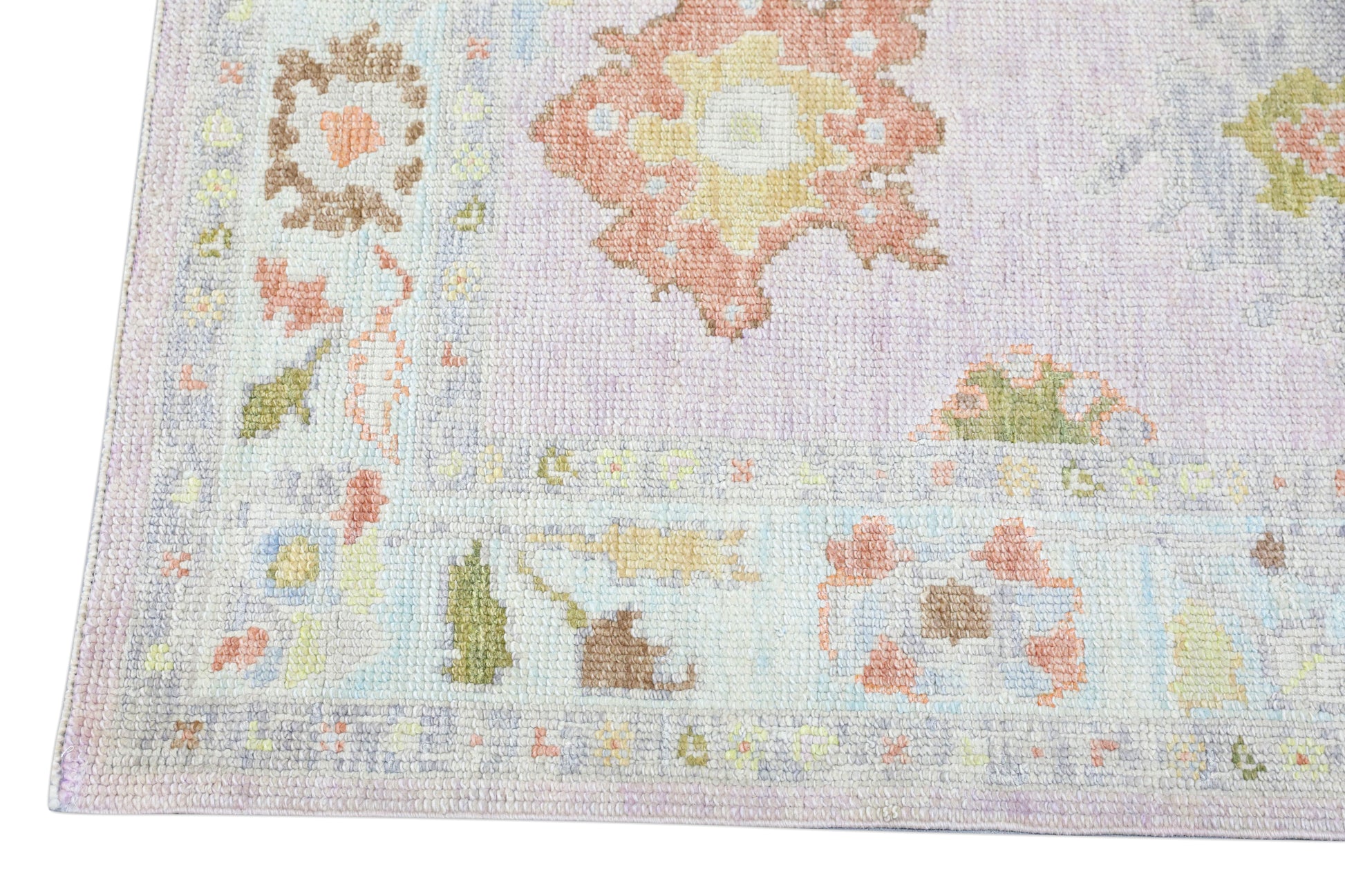Turkish Oushak Rug 3'3" x 7'1" #4416